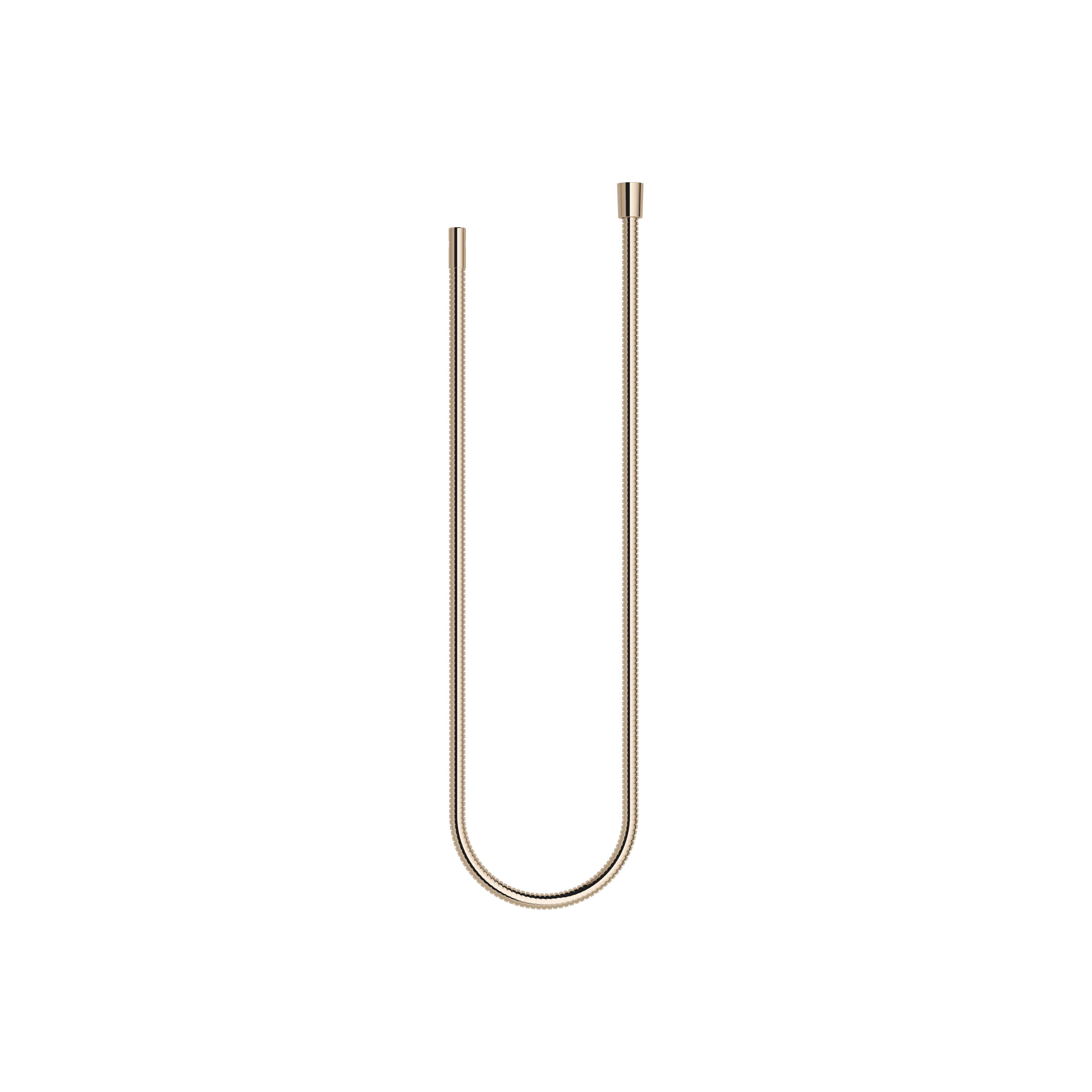 Metal shower hose 1/2" x 3/8" x 1500 mm in Champagne (22kt Gold)