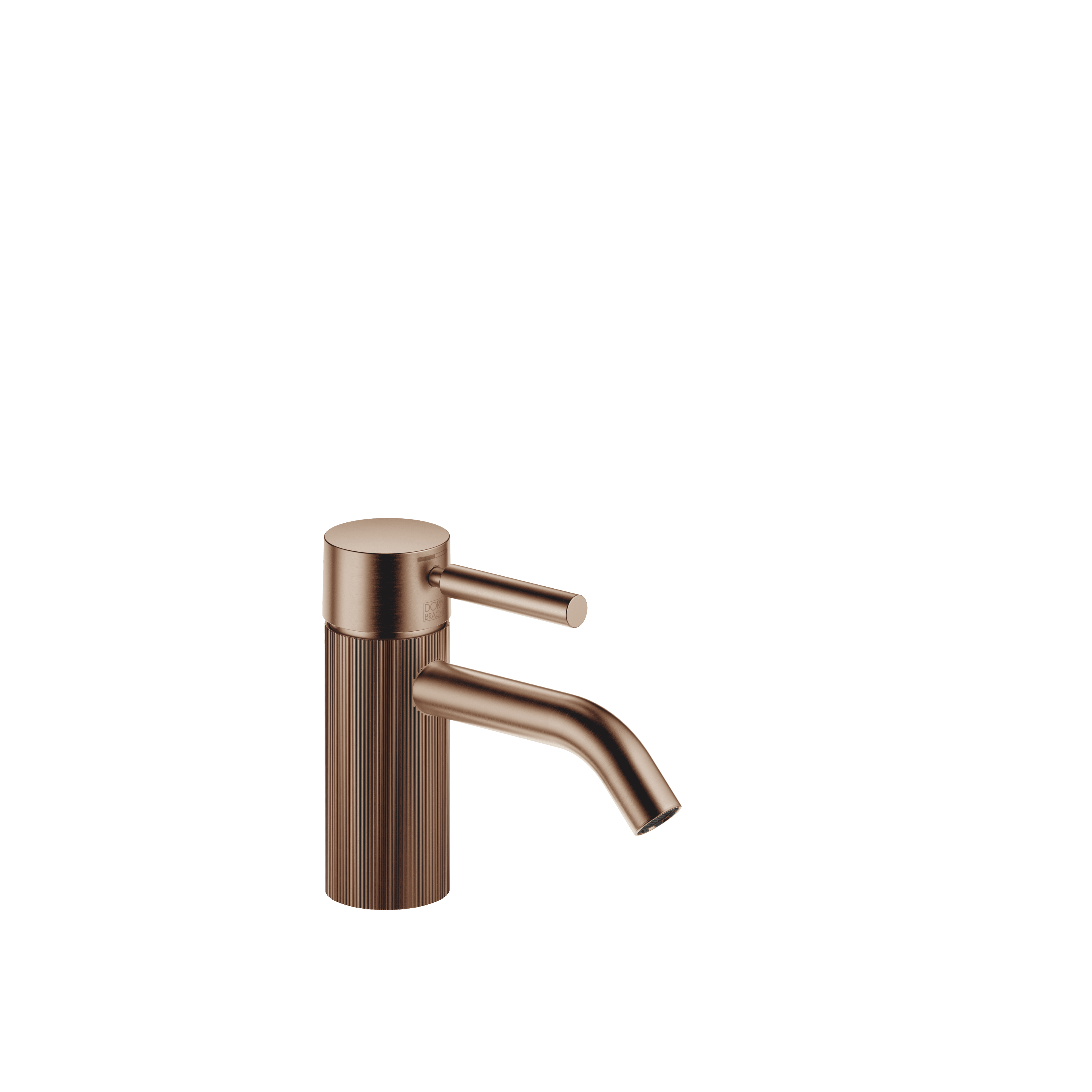 META Single-lever basin mixer without pop-up waste in Brushed Bronze (PVD)