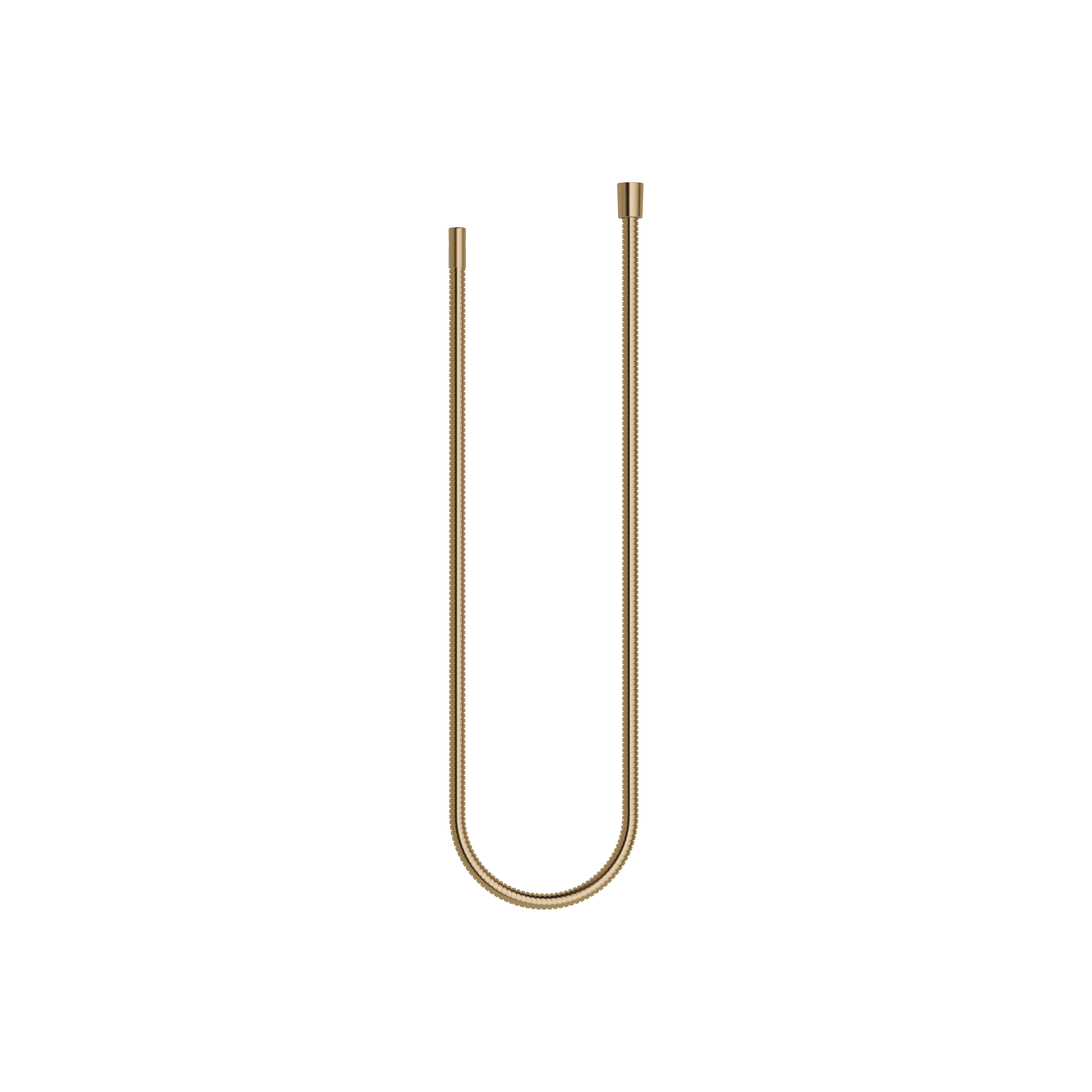 Metal shower hose 1/2" x 3/8" x 1500 mm in Brushed Dark Brass (PVD)