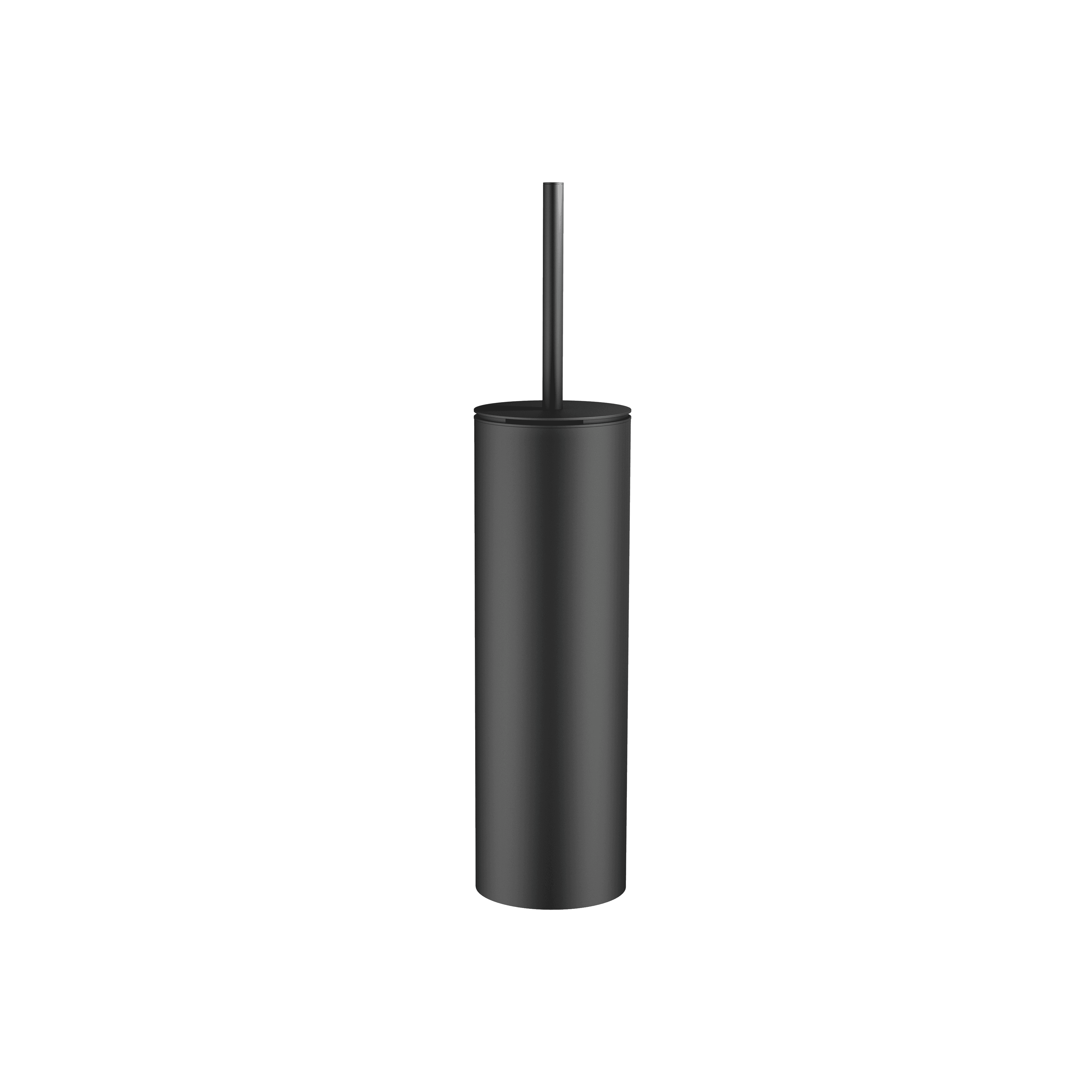 Toilet brush set free-standing model in Matte Black
