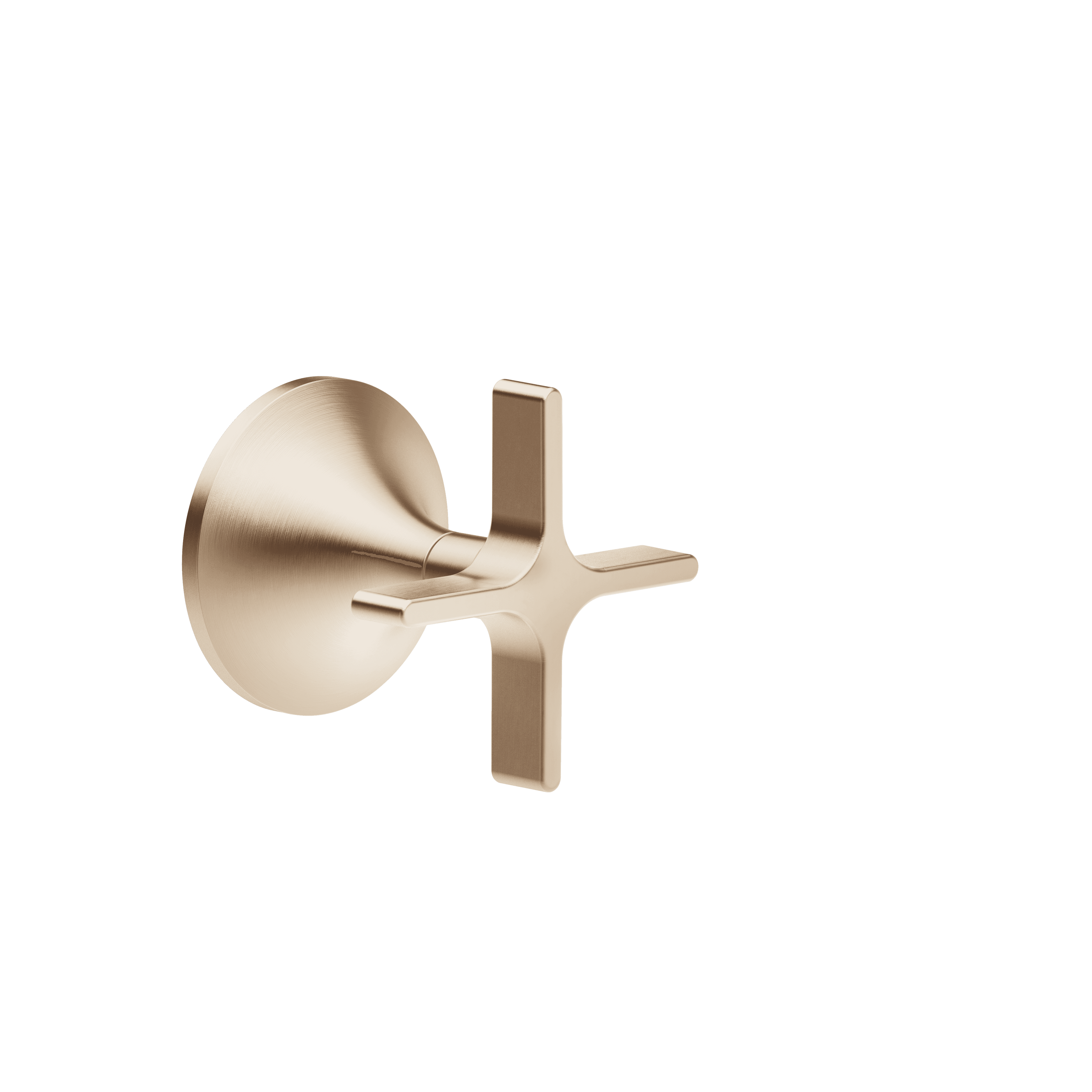 VAIA Wall valve clockwise closing 3/4" in Brushed Champagne (22kt Gold)