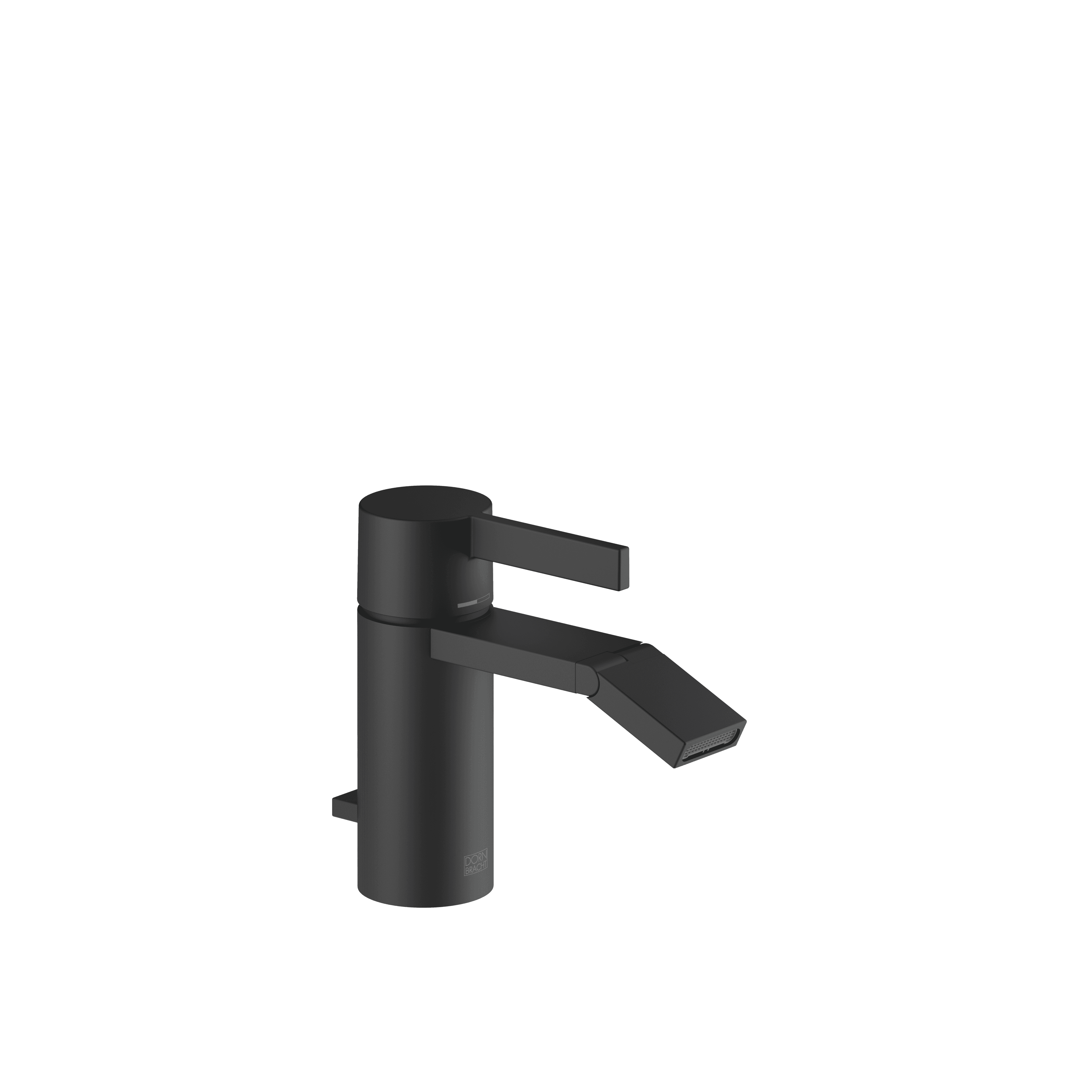 IMO Single-lever bidet mixer with pop-up waste in Matte Black