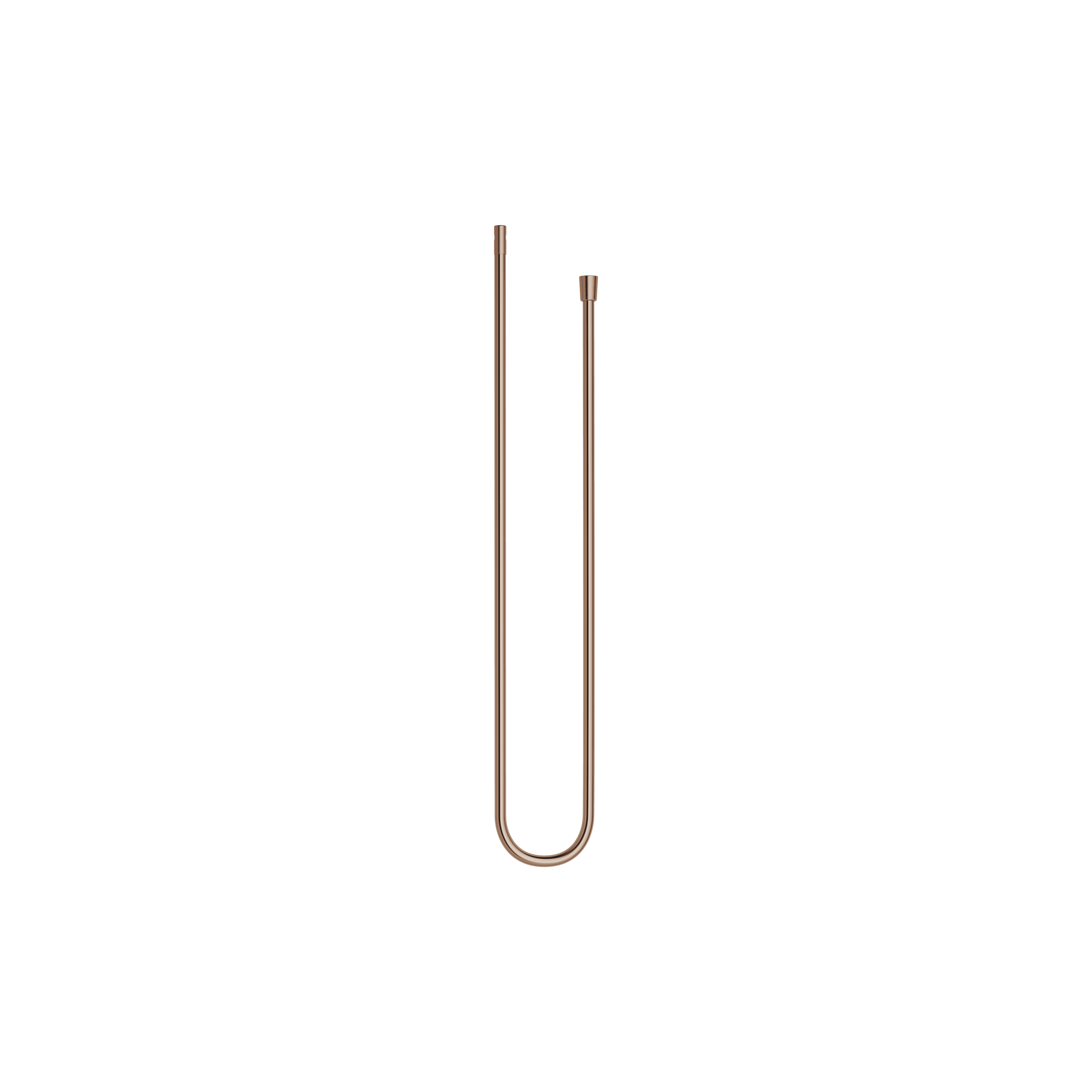 Plastic shower hose 1/2" x 3/8" x 1750 mm in Brushed Bronze (PVD)