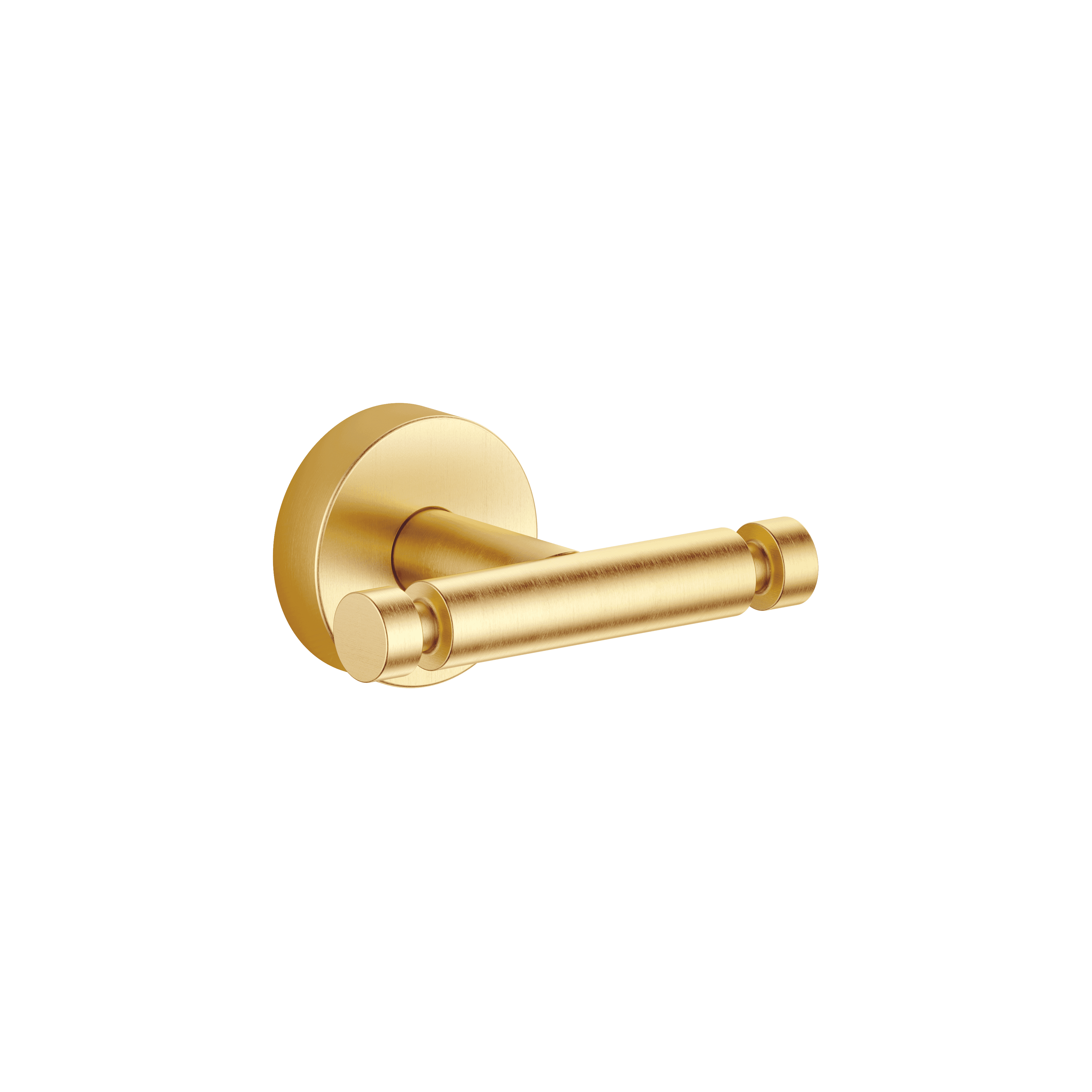 Hooks in two parts in Brushed Durabrass (23kt Gold)