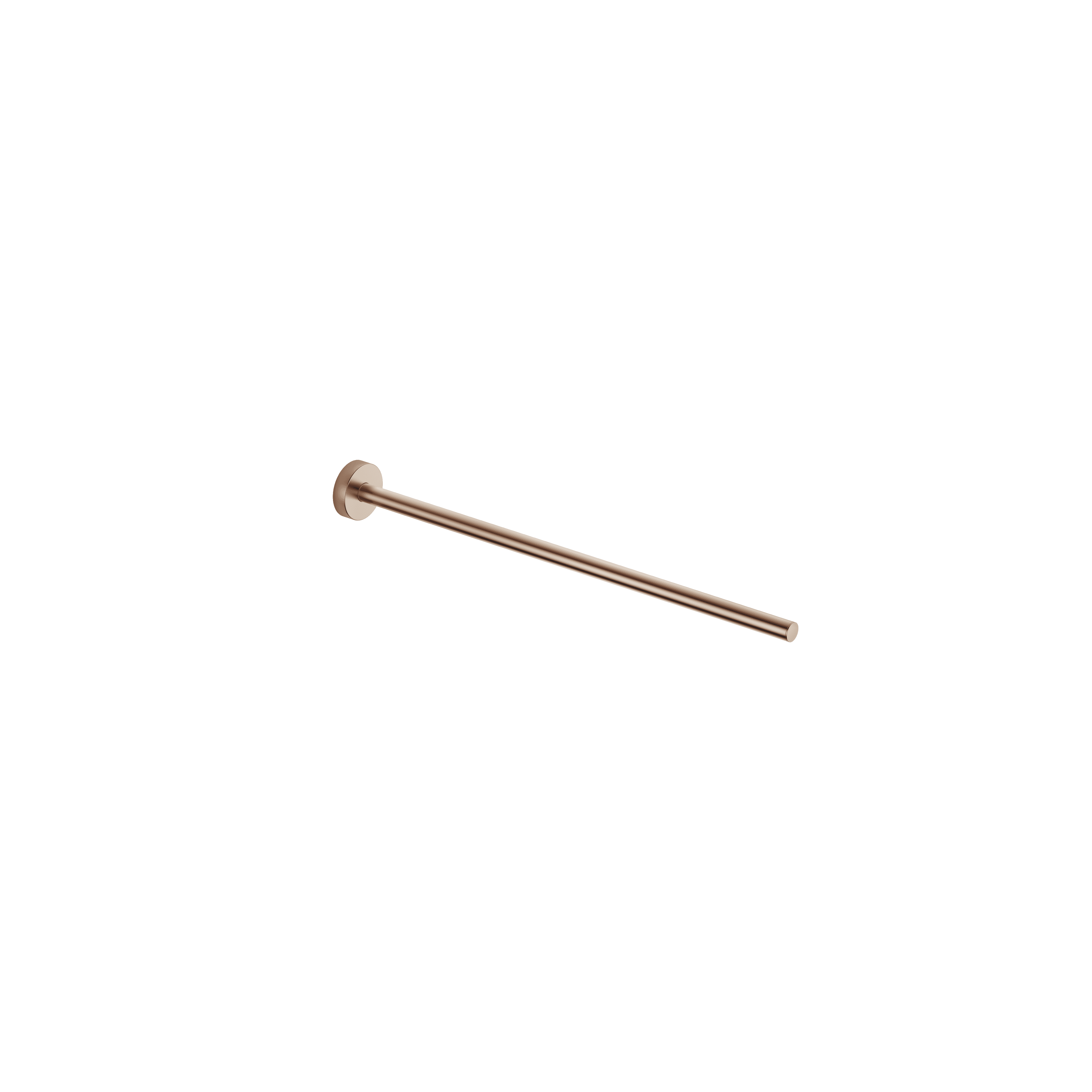 Towel bar 1-piece non-swivel in Brushed Bronze (PVD)