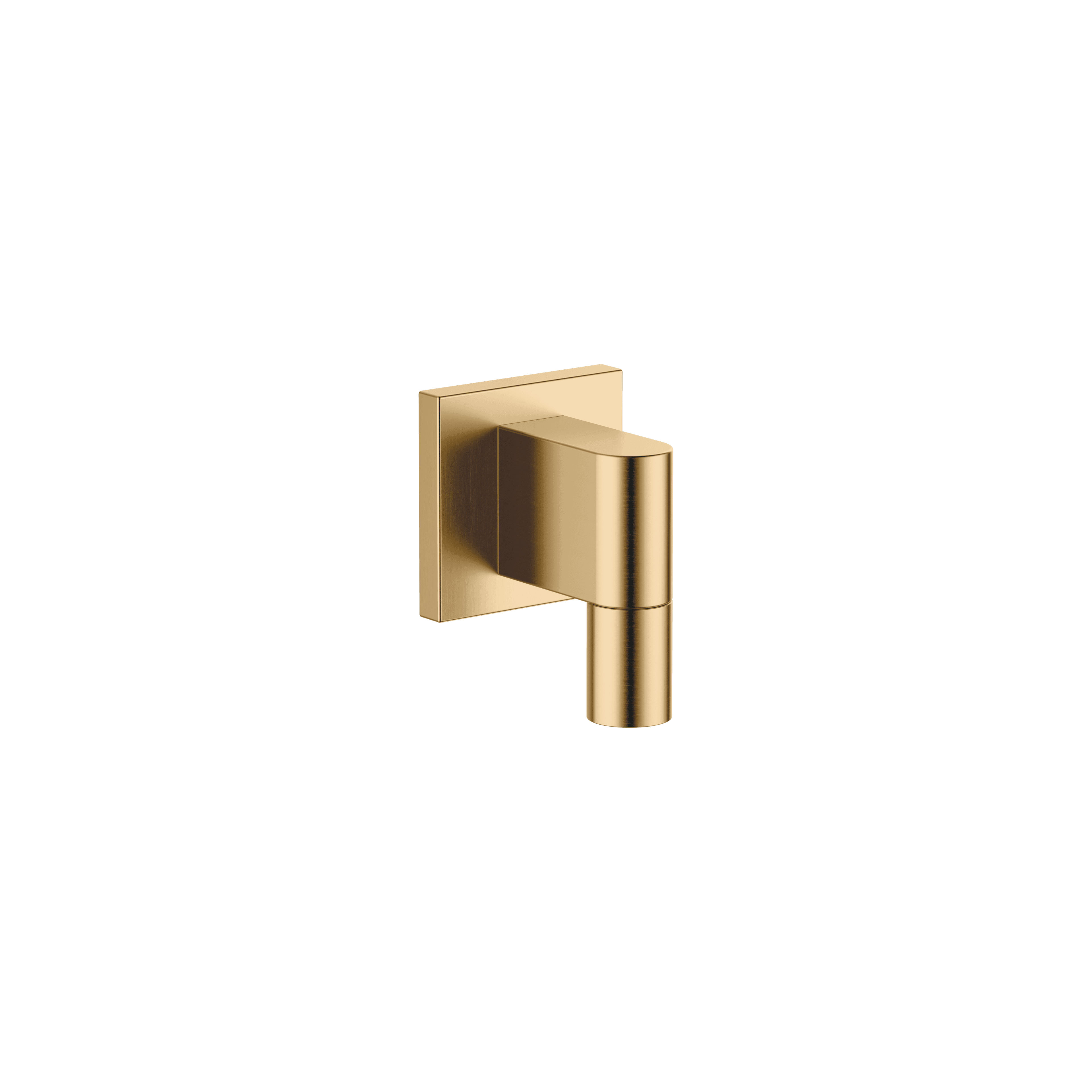 Wall elbow in Brushed Durabrass (23kt Gold)
