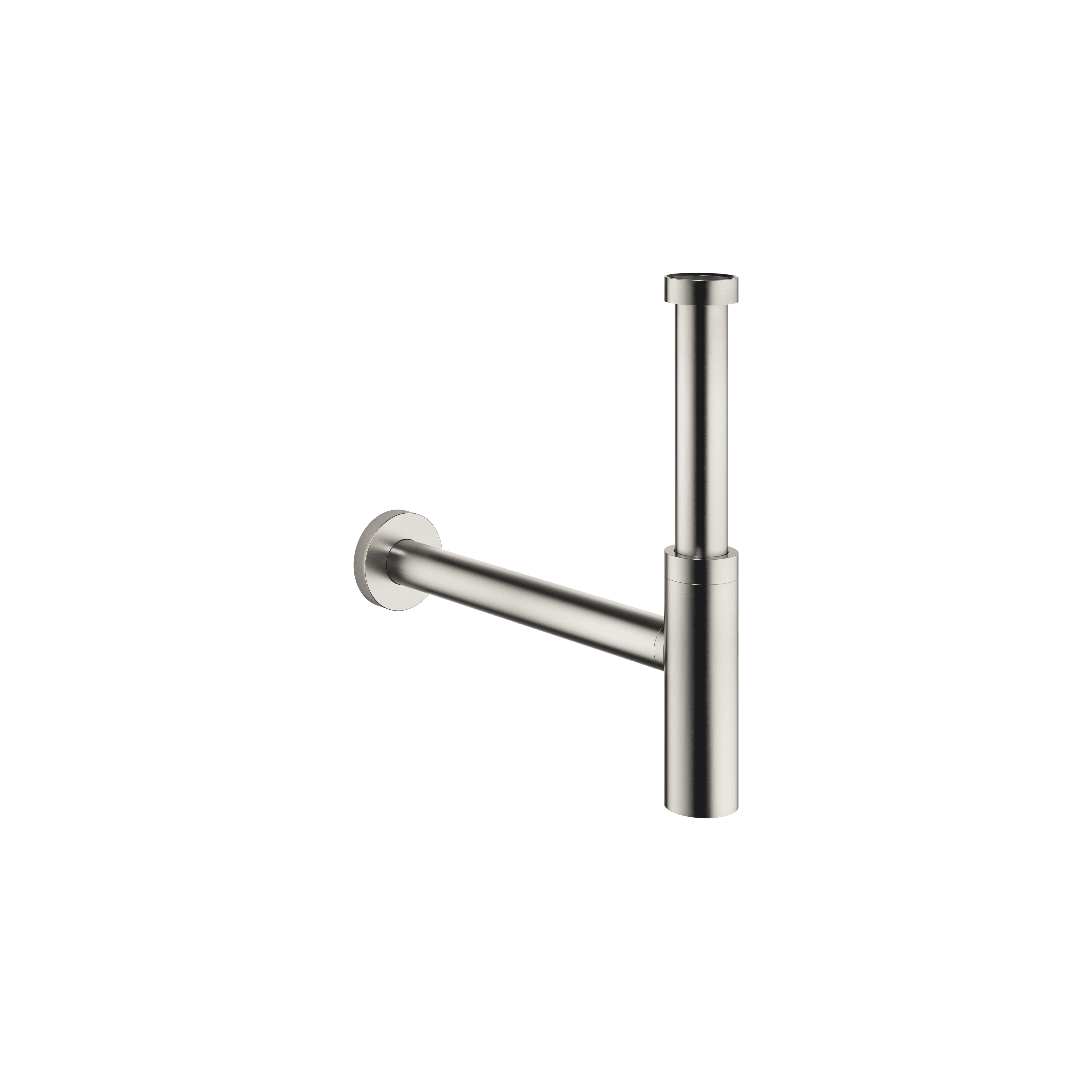 Siphon for basin in Brushed Platinum