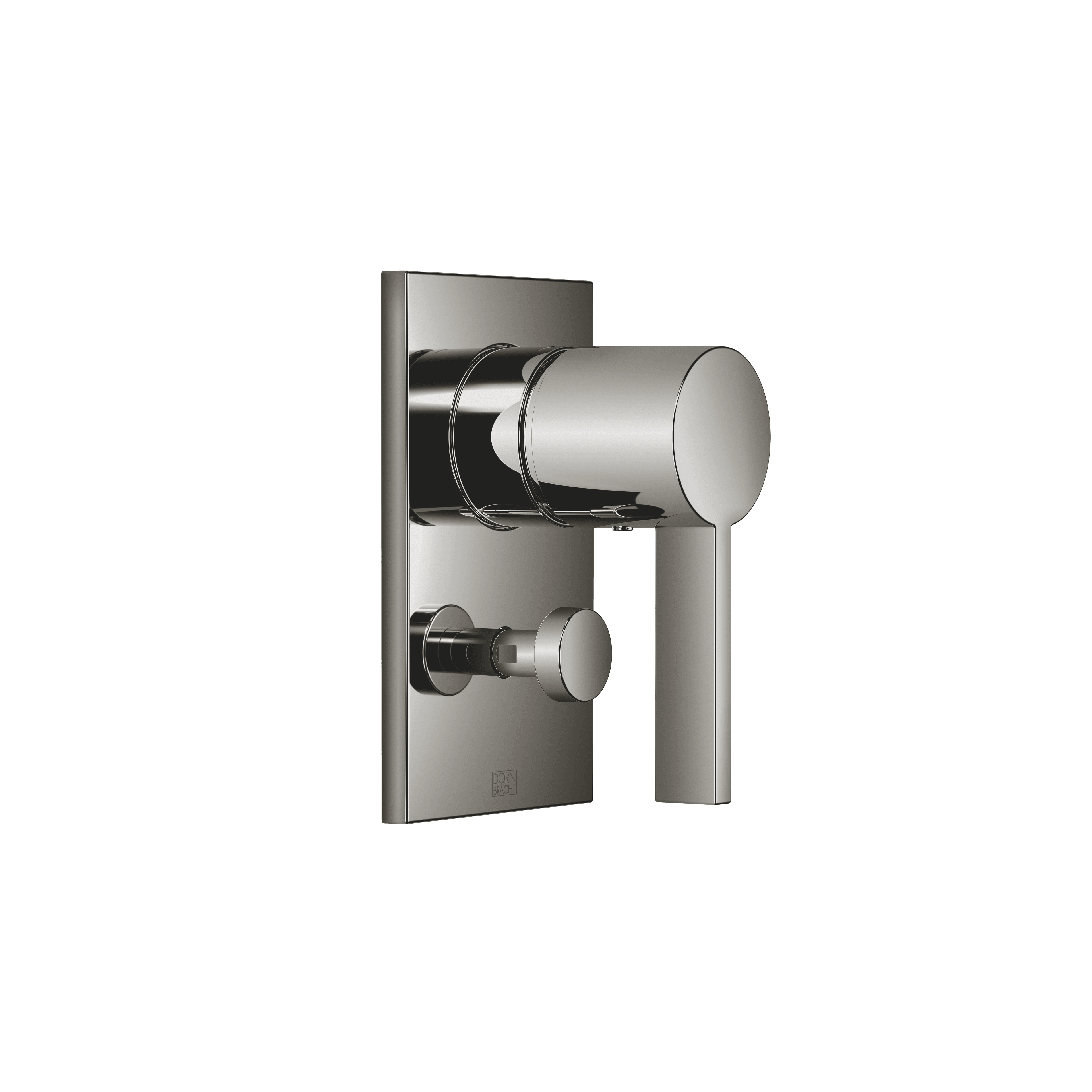 Concealed single-lever mixer with diverter in Dark Chrome