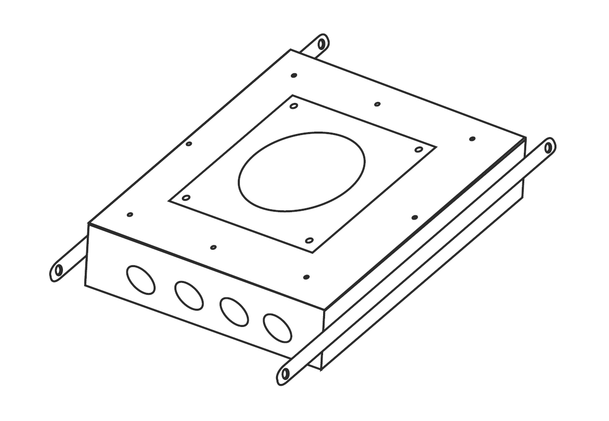 Drybox for floor mounting - in Standard finish