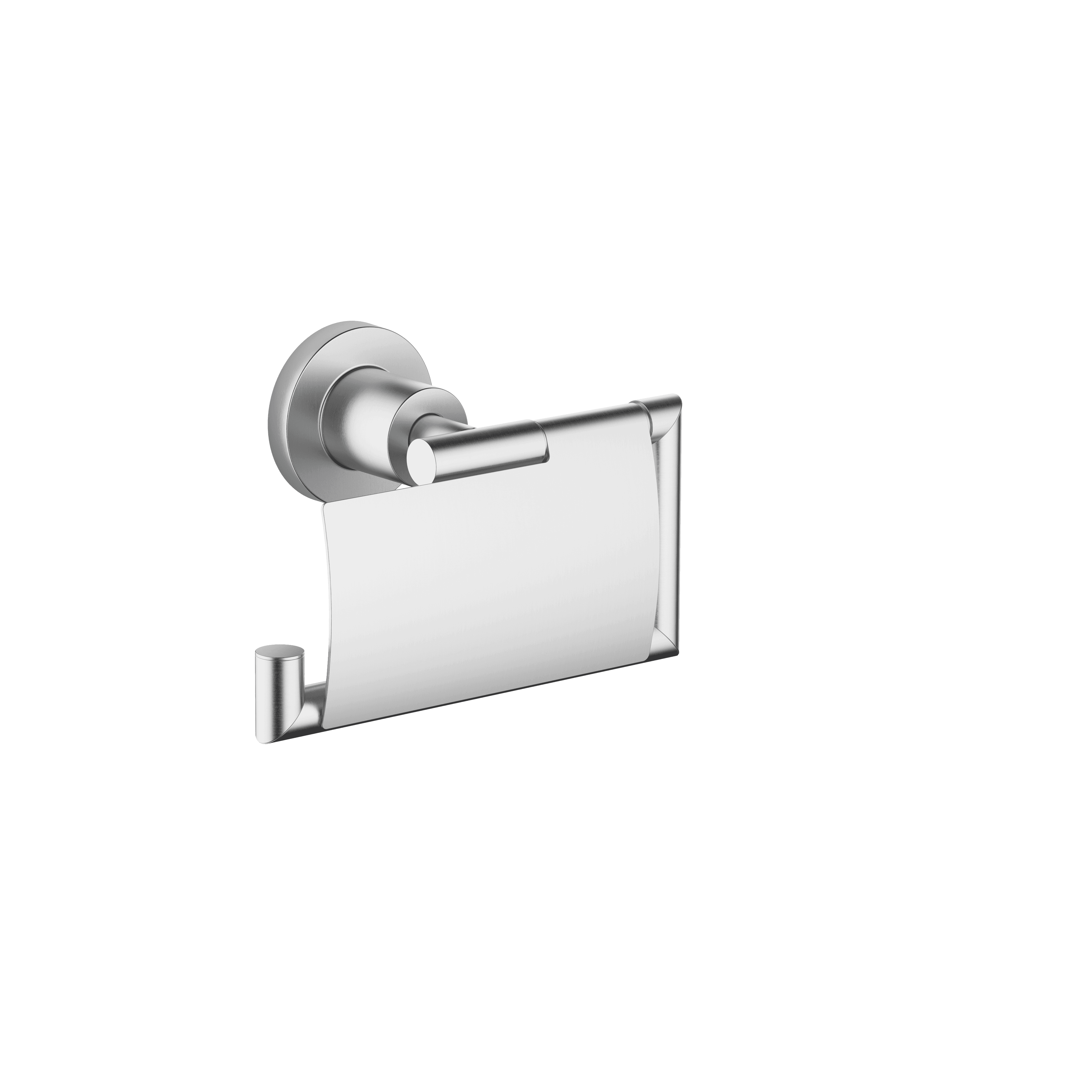 TARA Tissue holder with cover in Brushed Chrome