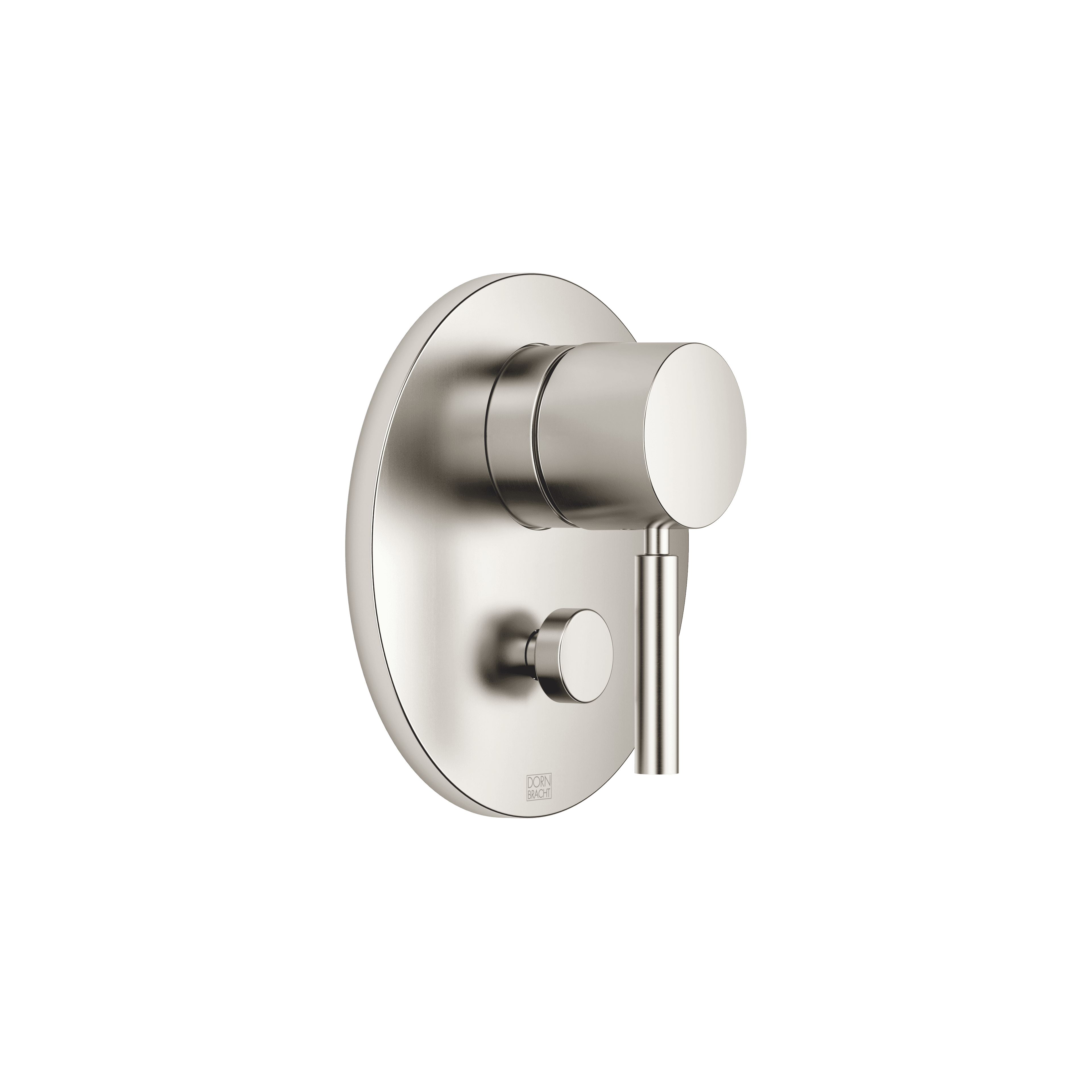 Concealed single-lever mixer with diverter in Brushed Platinum