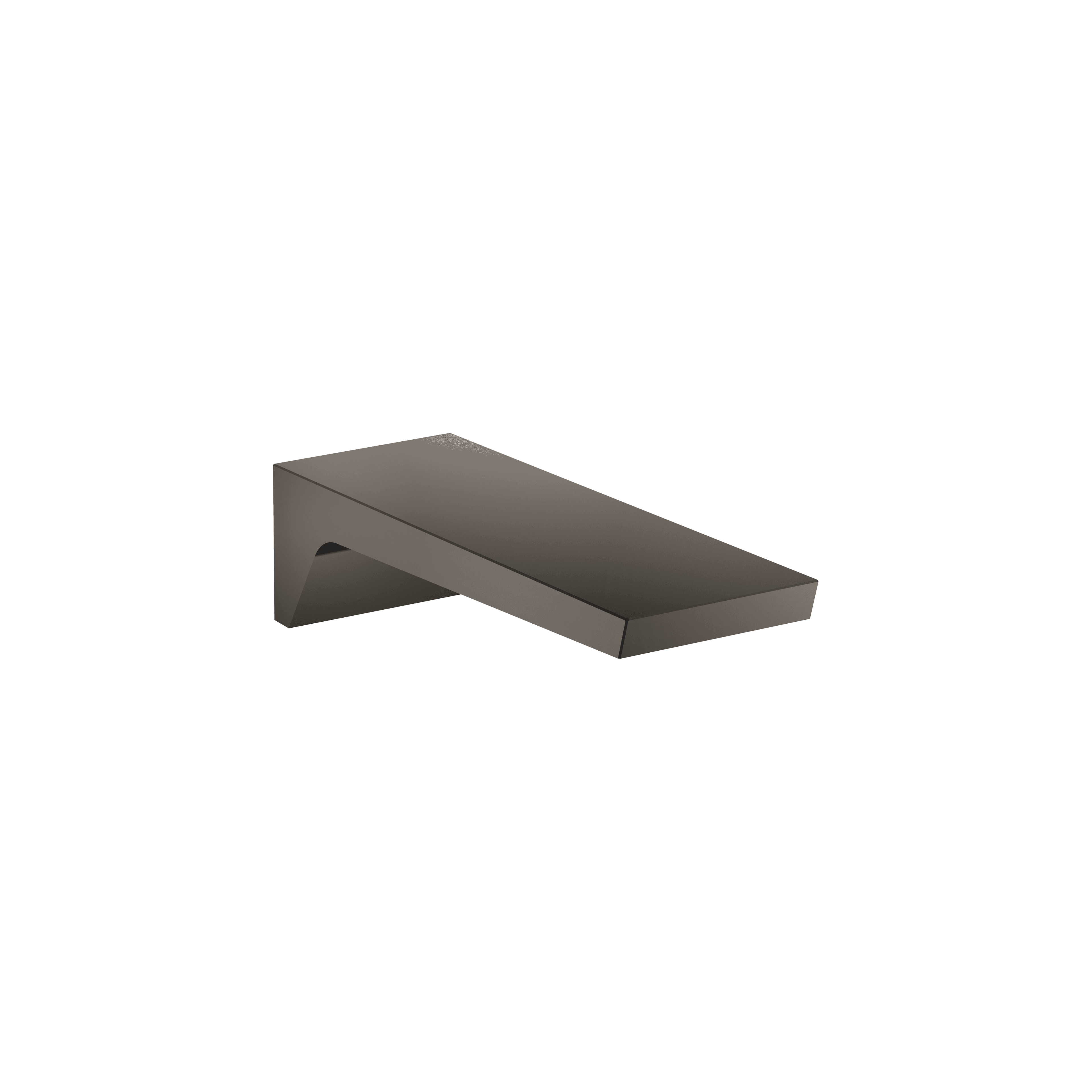 CL.1 Bath spout for wall mounting in Brushed Dark Platinum