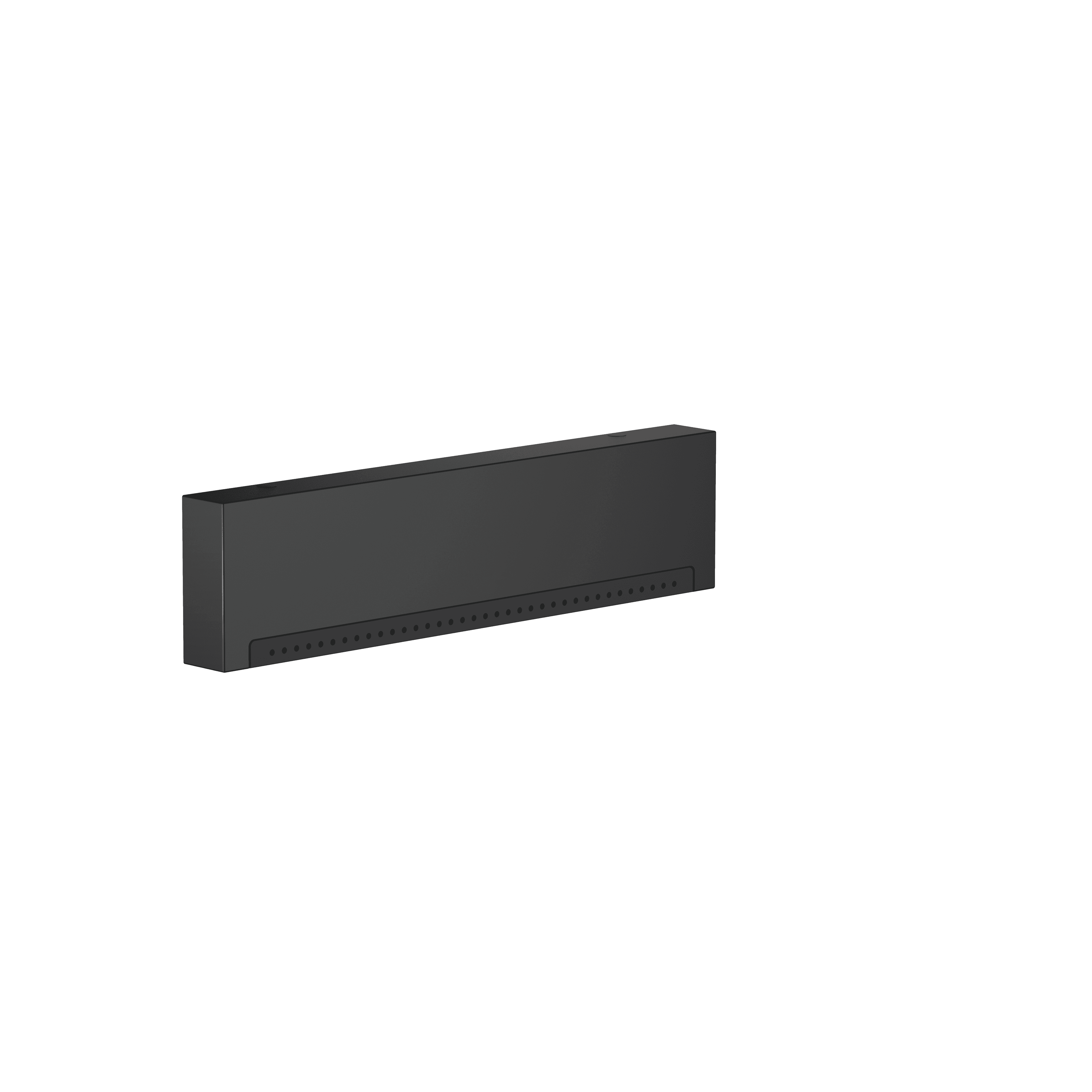 WATER FALL Cascade spout with individual jets for wall mounting in Matte Black