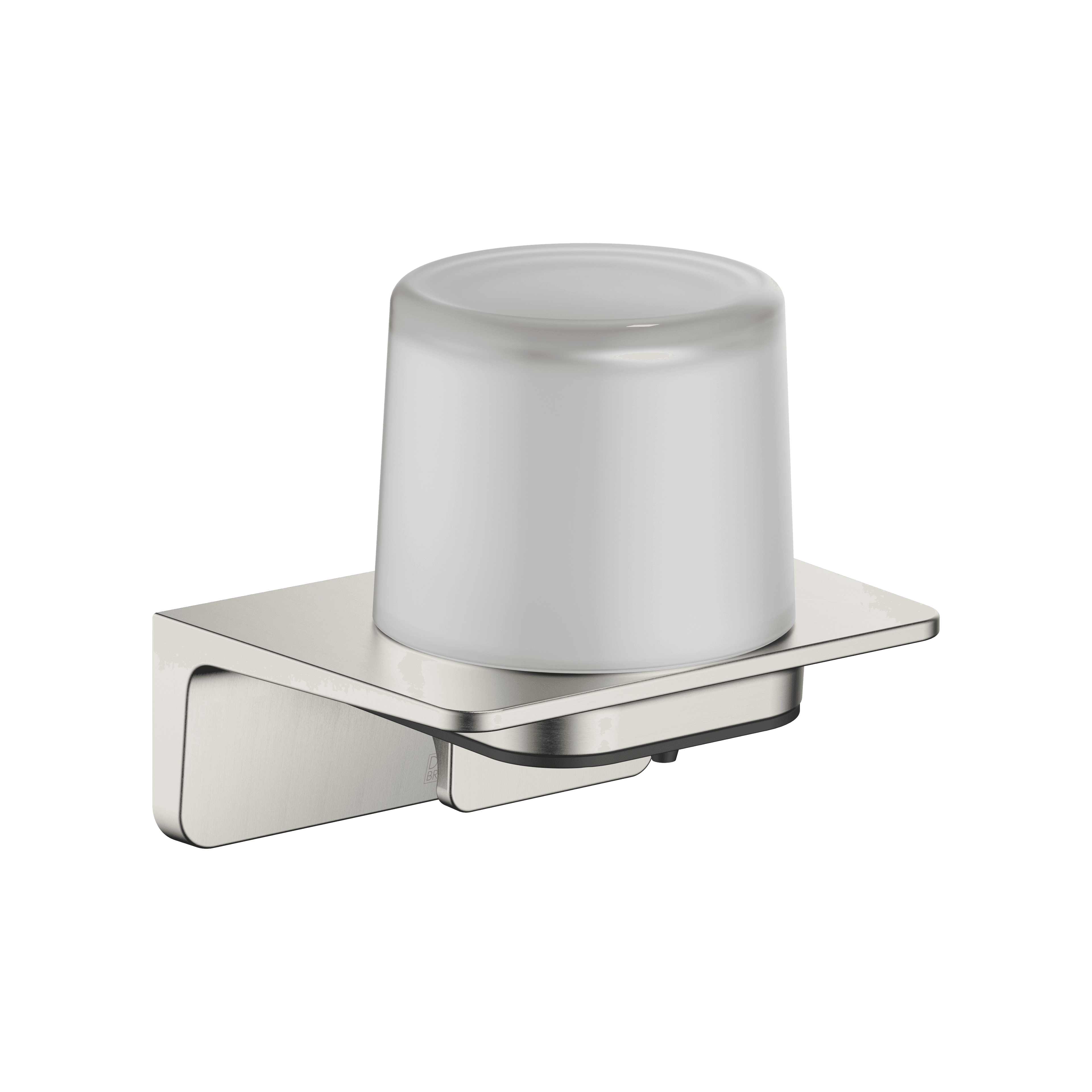 Lotion dispenser in Brushed Platinum