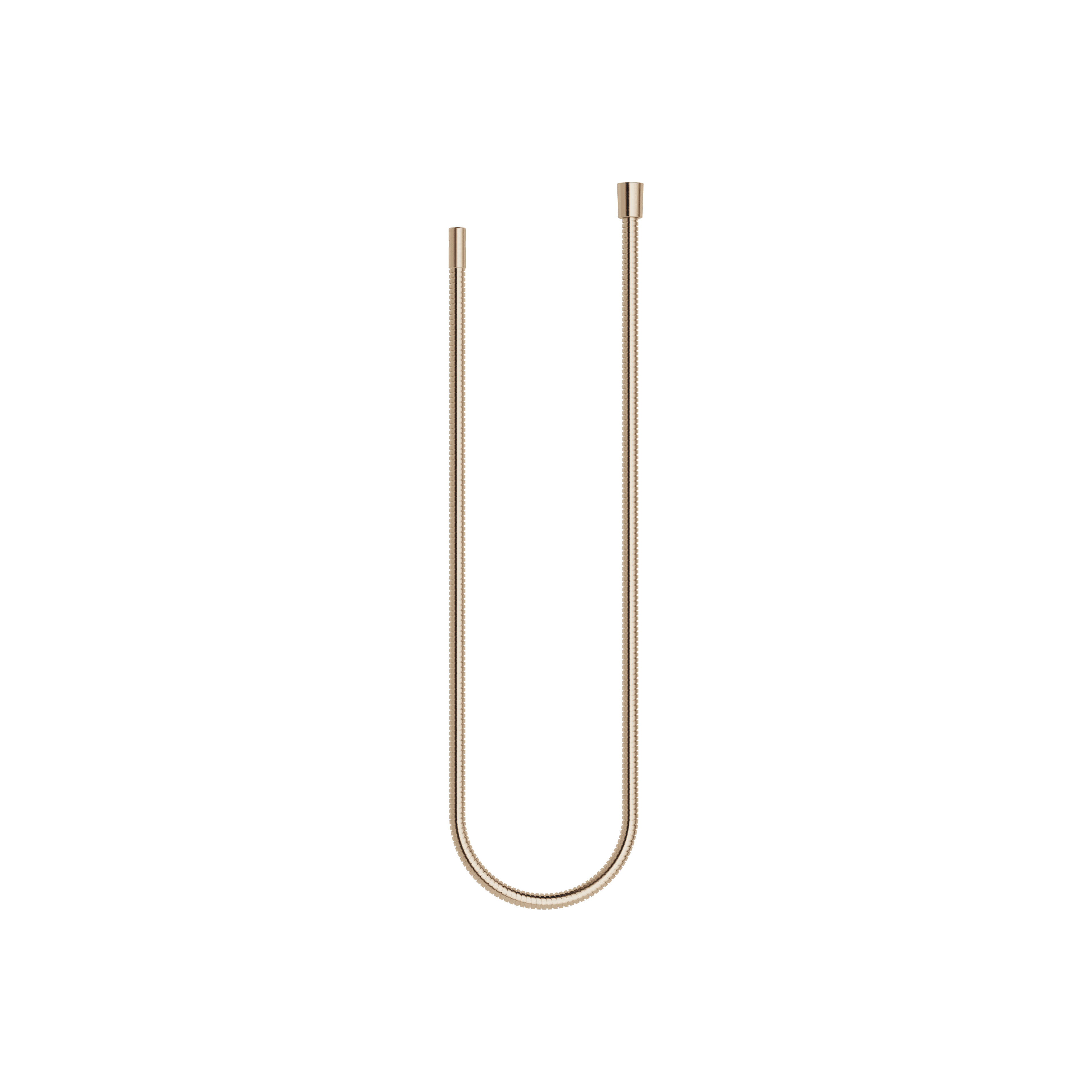 Metal shower hose 1/2" x 3/8" x 1500 mm in Brushed Light Gold (PVD)