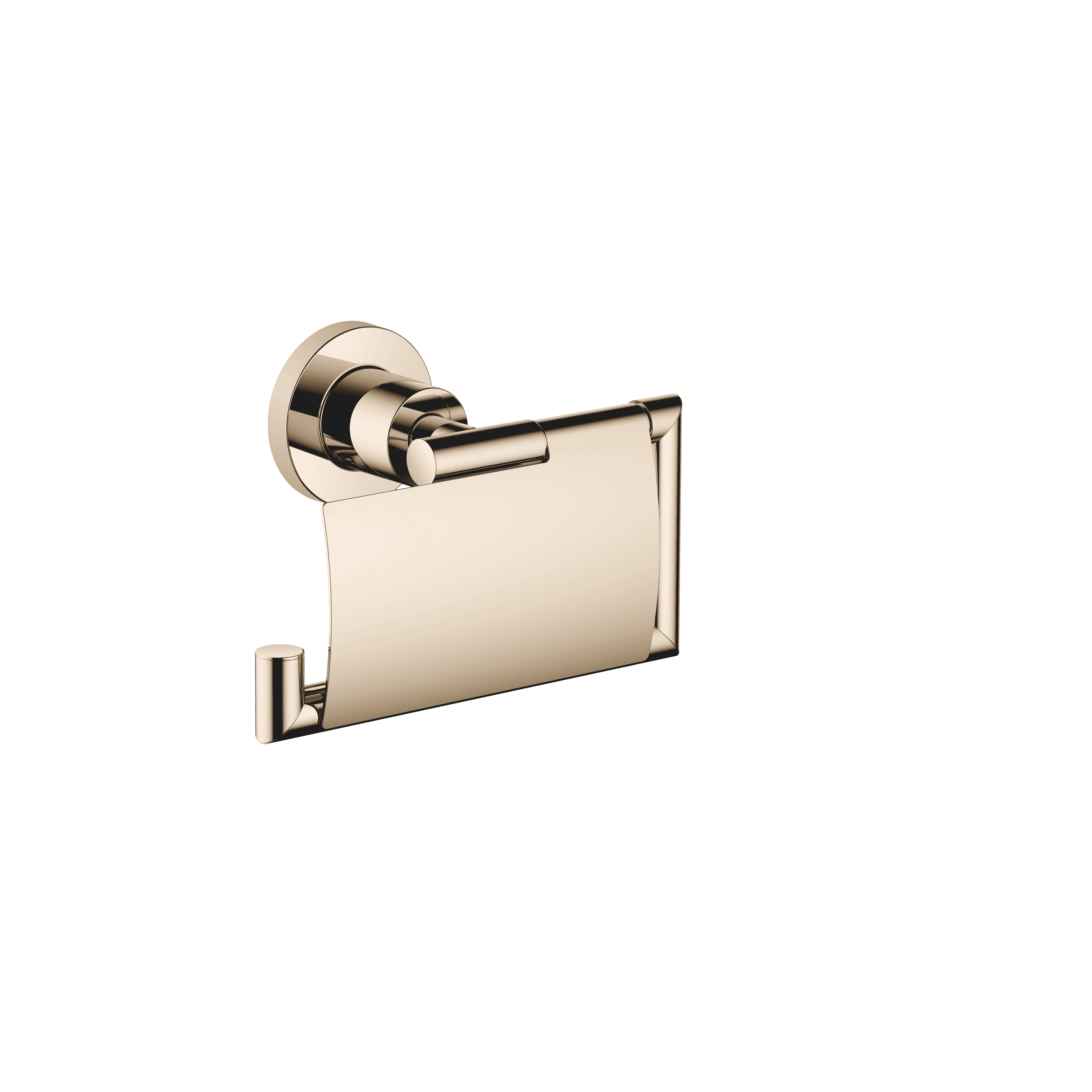 TARA Tissue holder with cover in Champagne (22kt Gold)