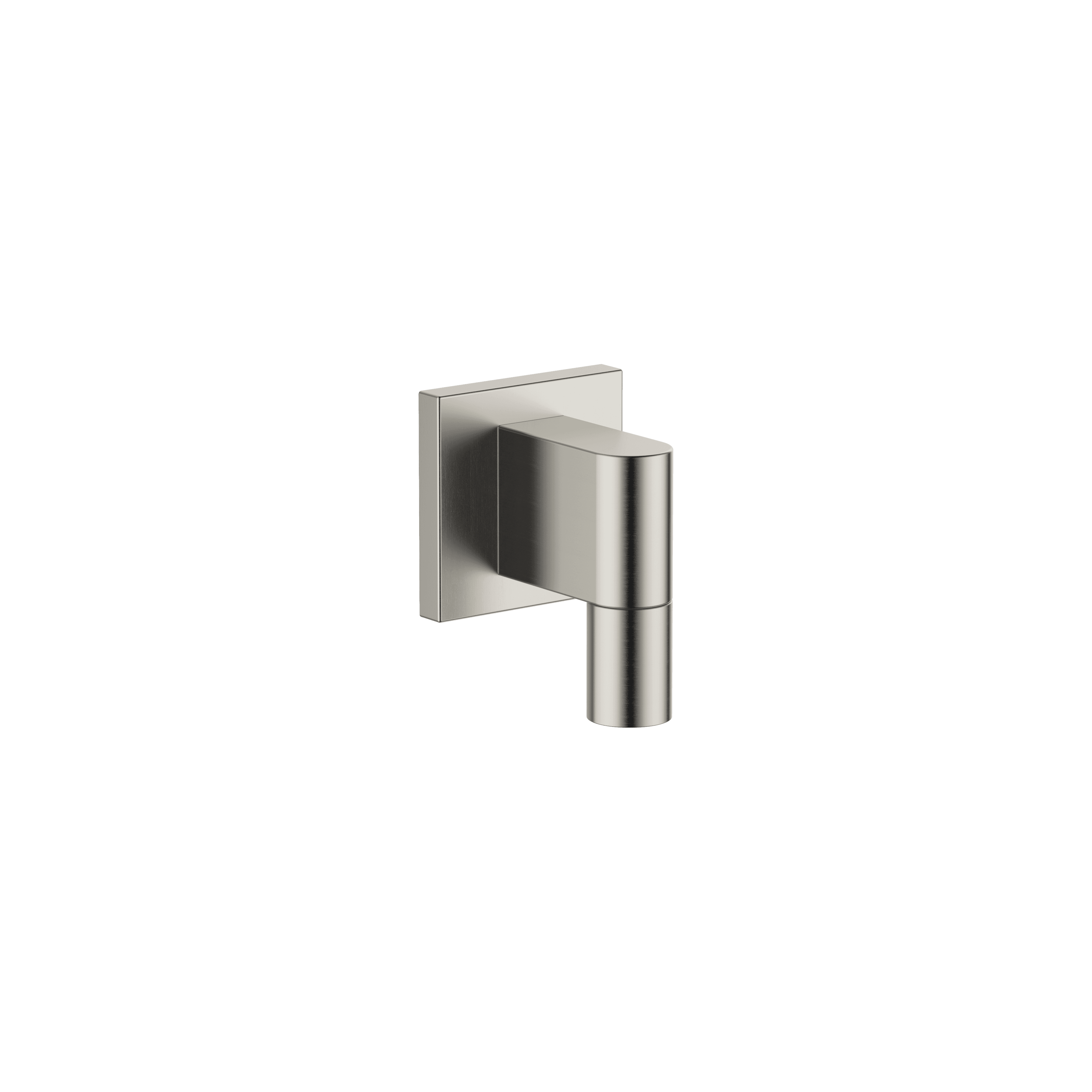 Wall elbow in Brushed Platinum