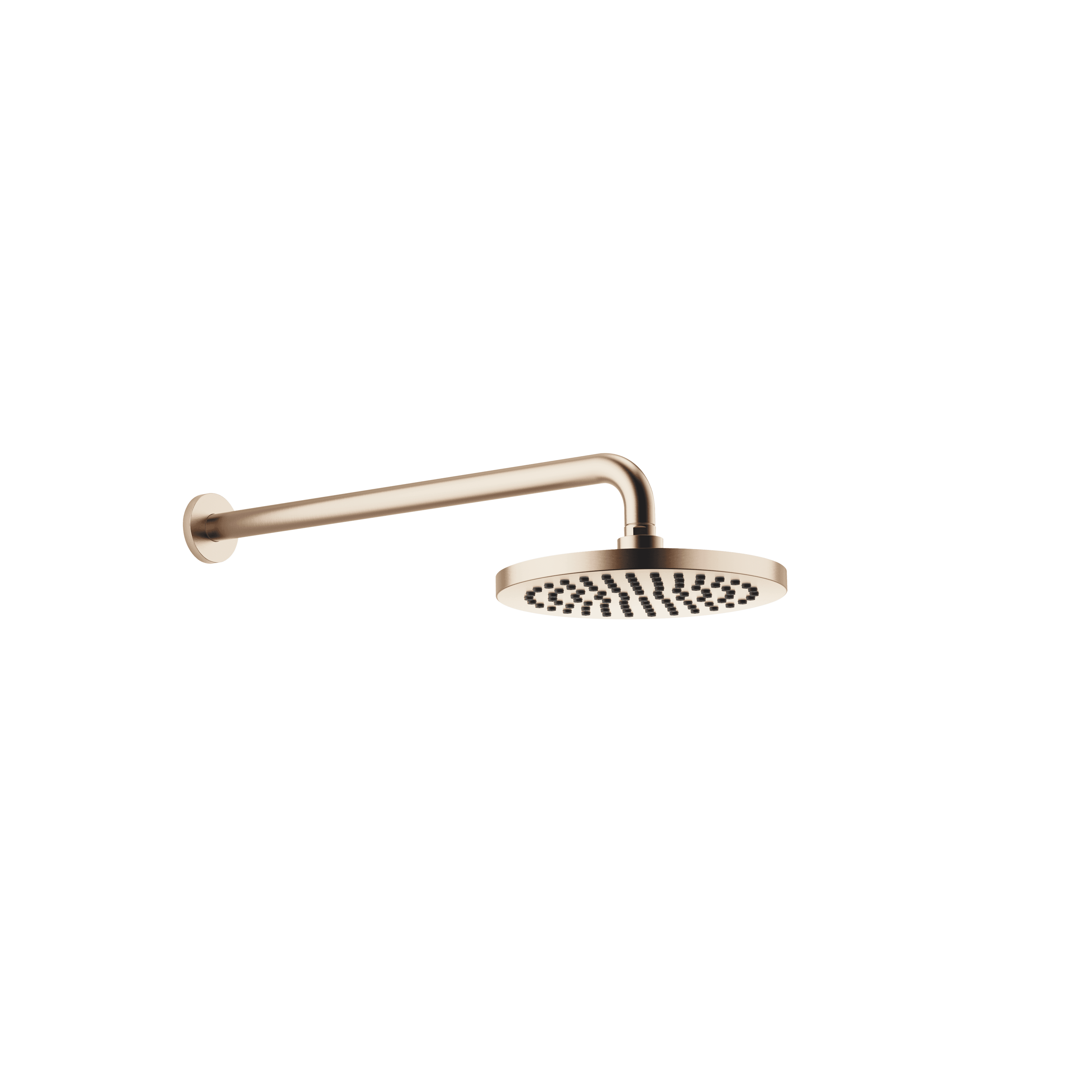 Rain shower with wall fixing 220 mm in Brushed Champagne (22kt Gold)
