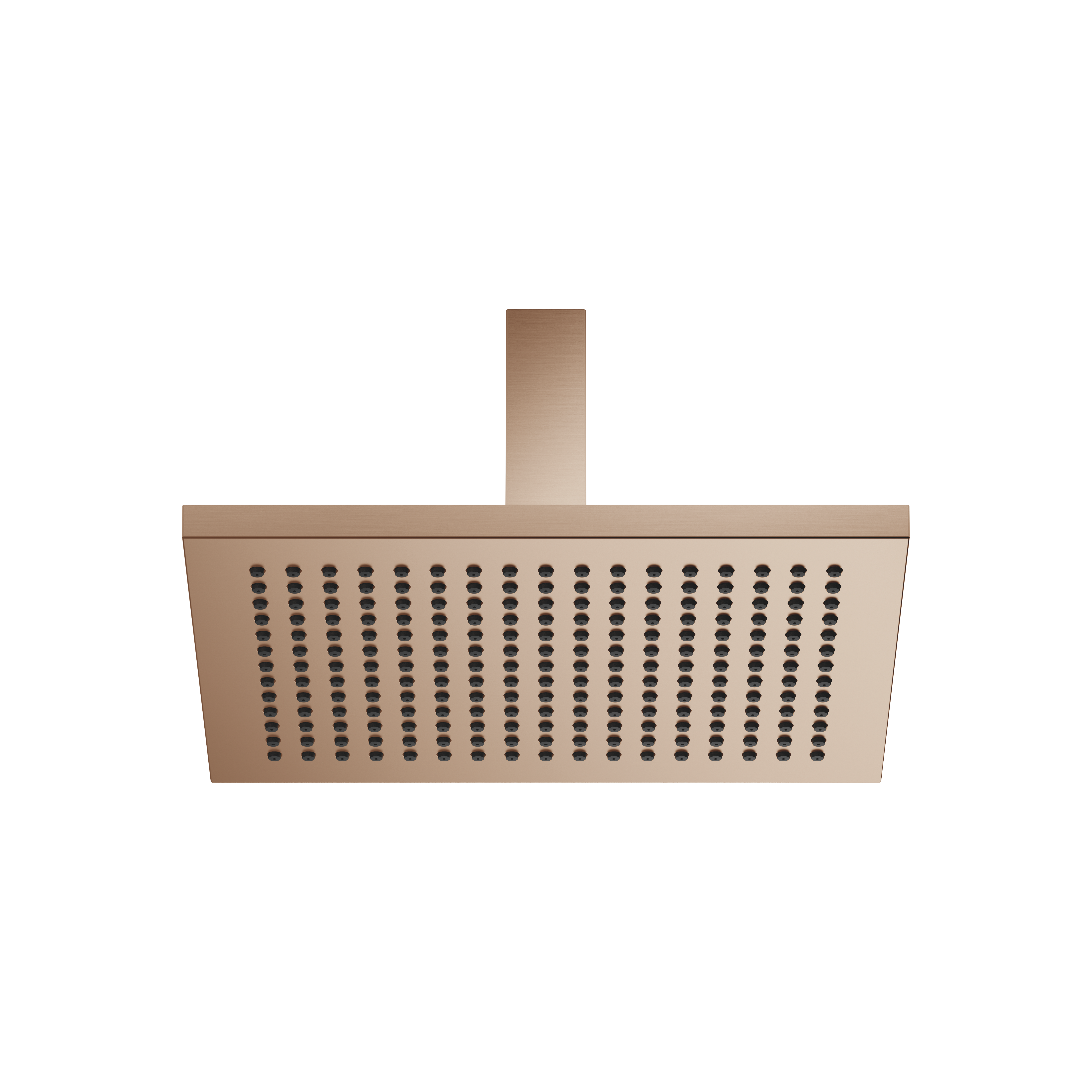 Rain shower with ceiling fixing FlowReduce 300 x 240 mm in Brushed Bronze (PVD)