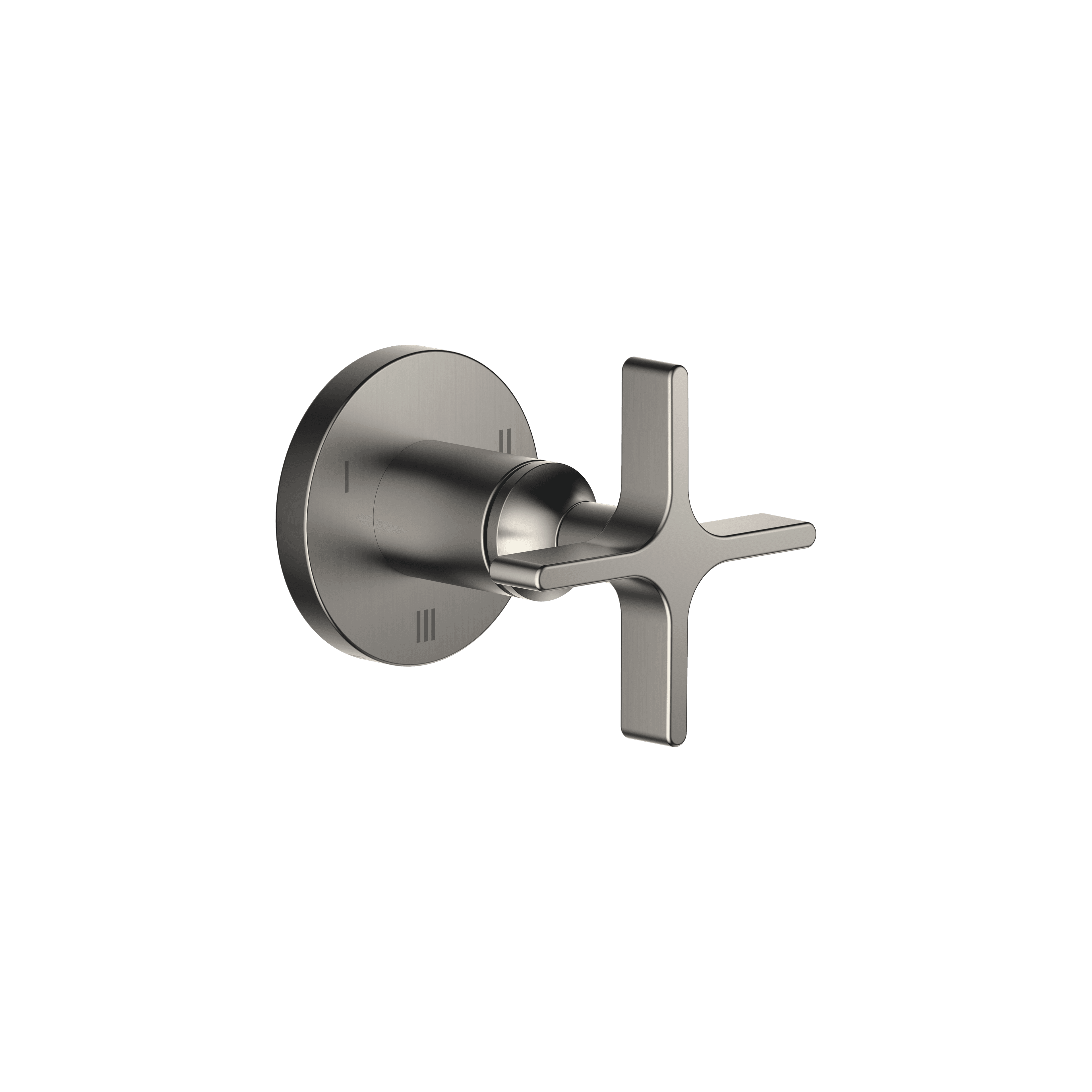 VAIA Concealed three-way diverter in Brushed Dark Platinum
