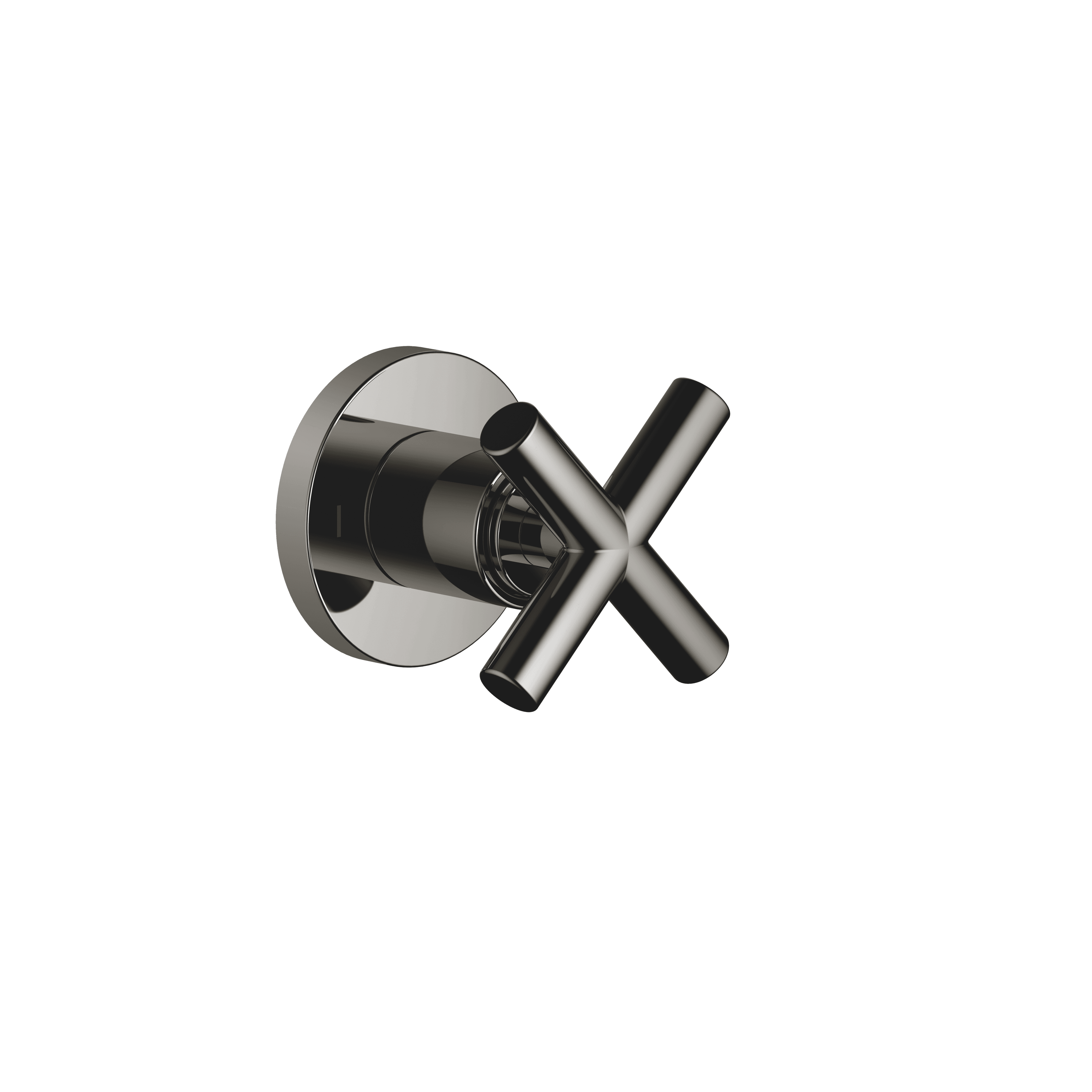 TARA Concealed two-way diverter in Dark Chrome