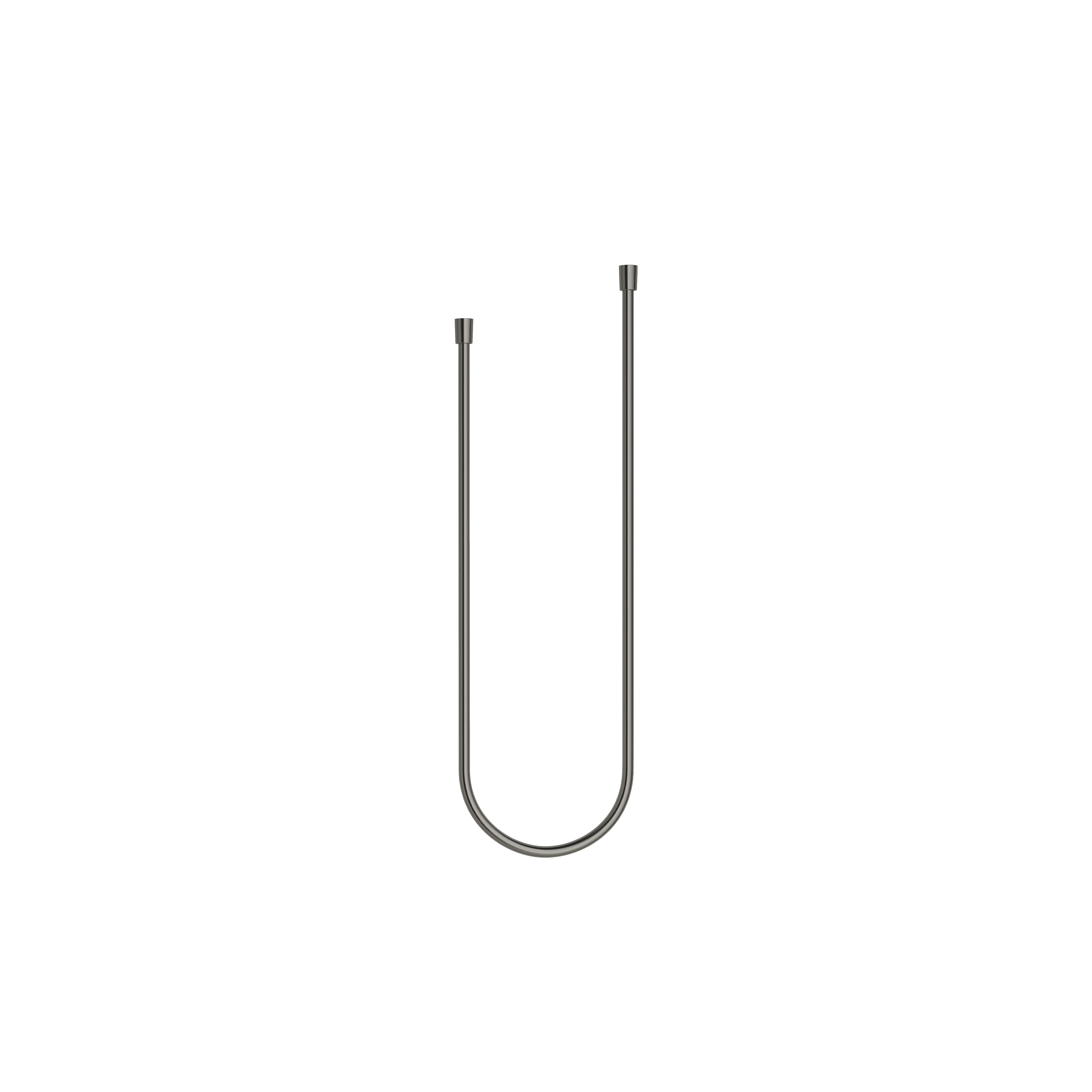 Plastic shower hose 1/2" x 1/2" x 1750 mm in Brushed Dark Platinum