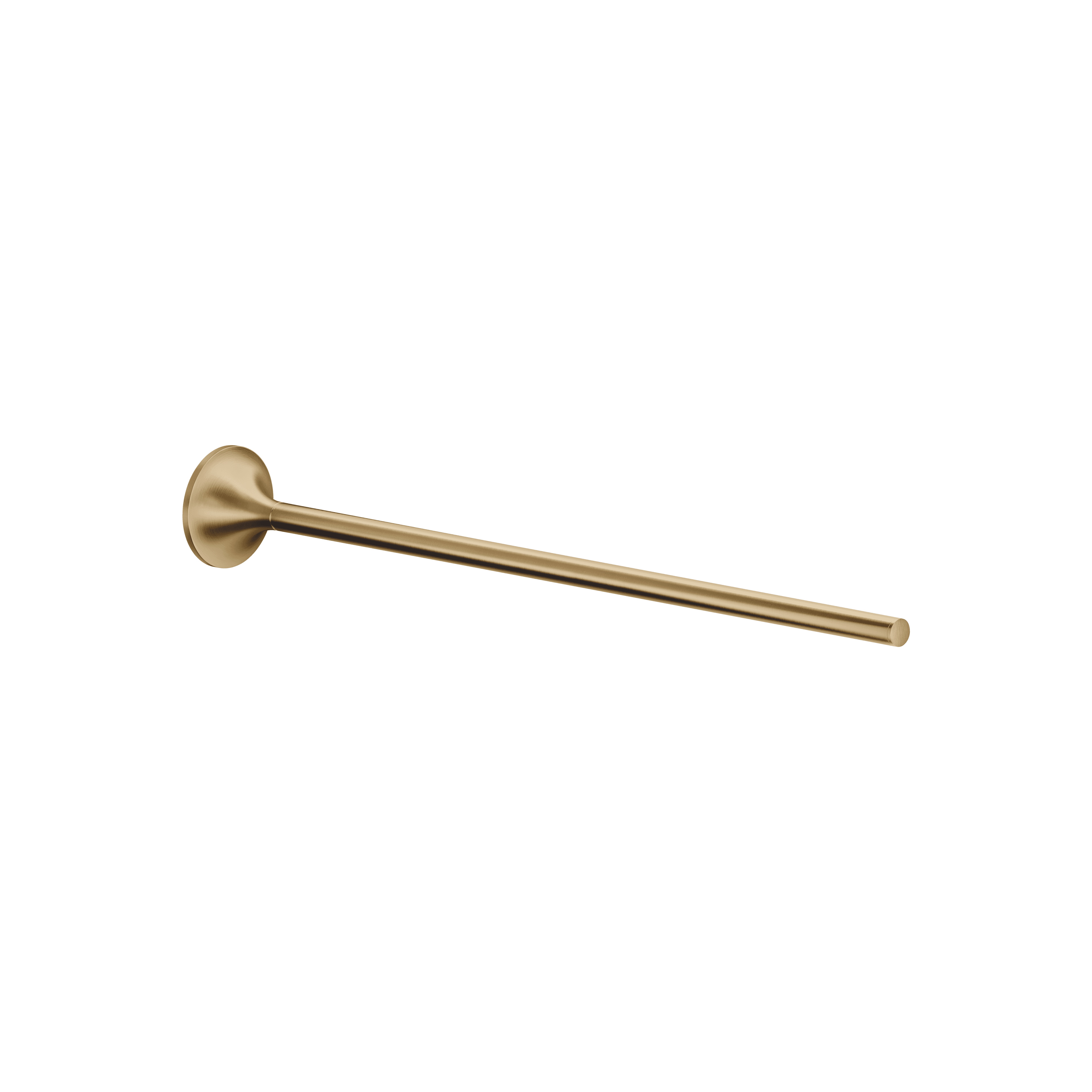 VAIA Towel bar 1-piece non-swivel in Brushed Dark Brass (PVD)