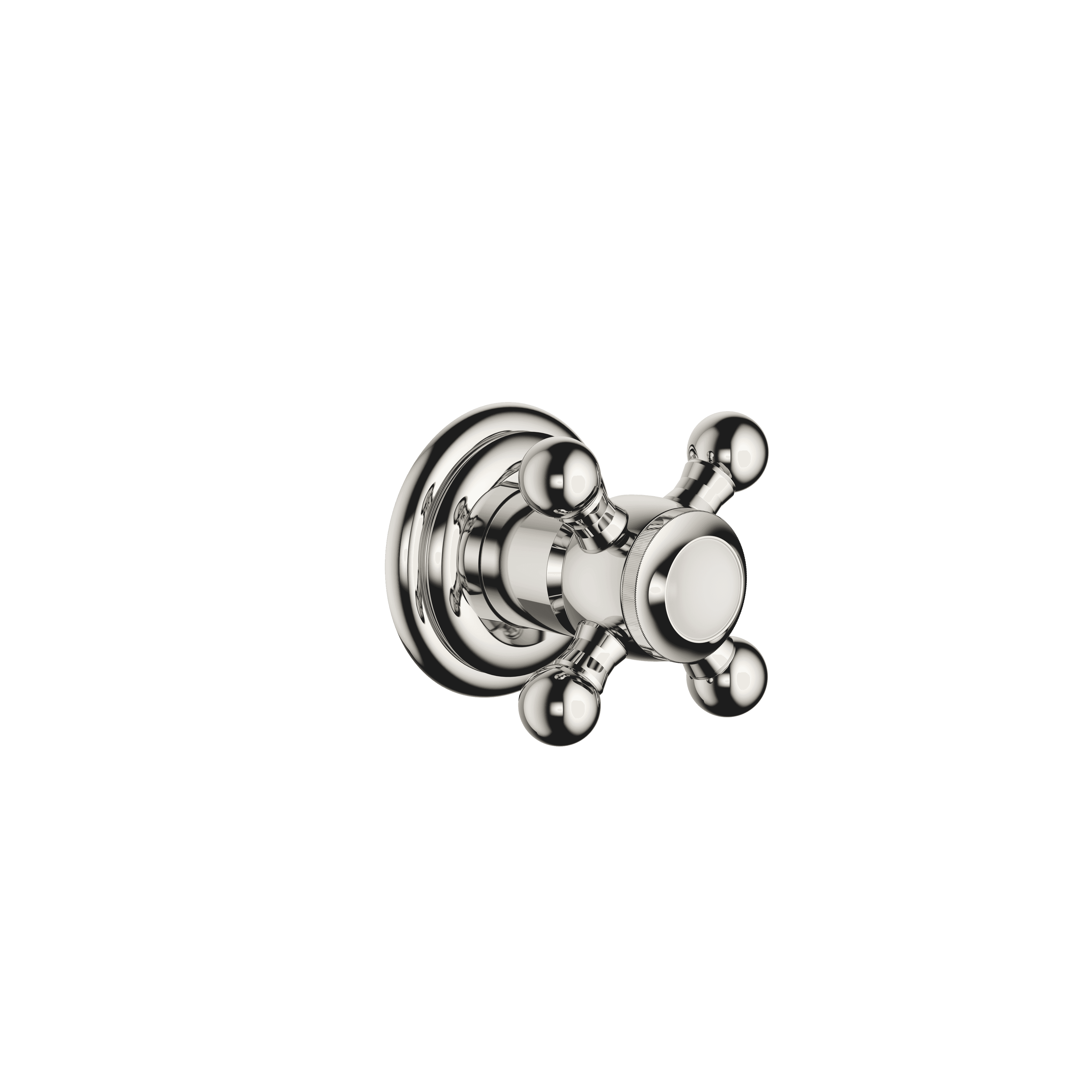 MADISON Wall valve clockwise closing 1/2" in Platinum