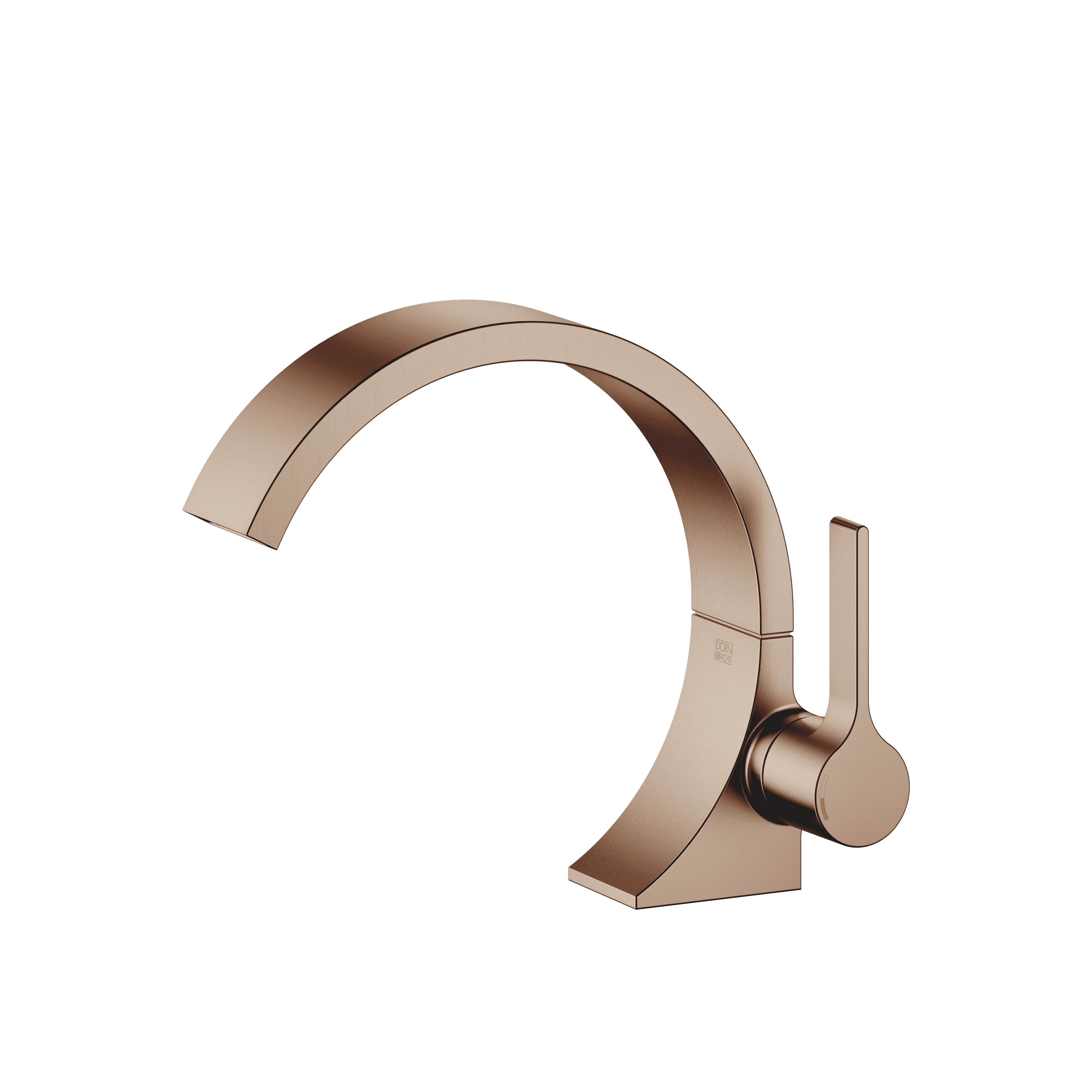 CYO Single-lever basin mixer without pop-up waste in Brushed Bronze (PVD)