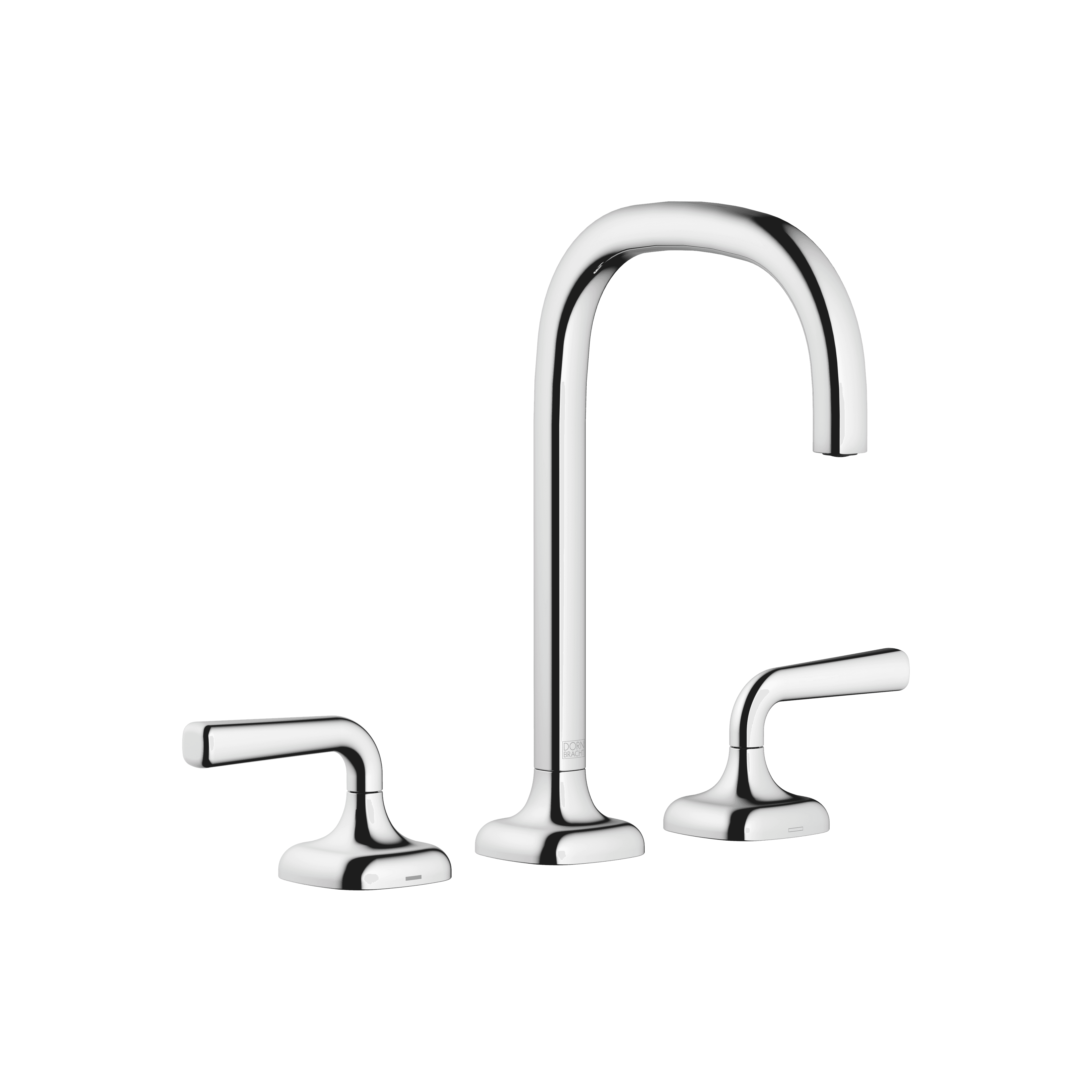 COYA Three-hole basin mixer with pop-up waste in Chrome