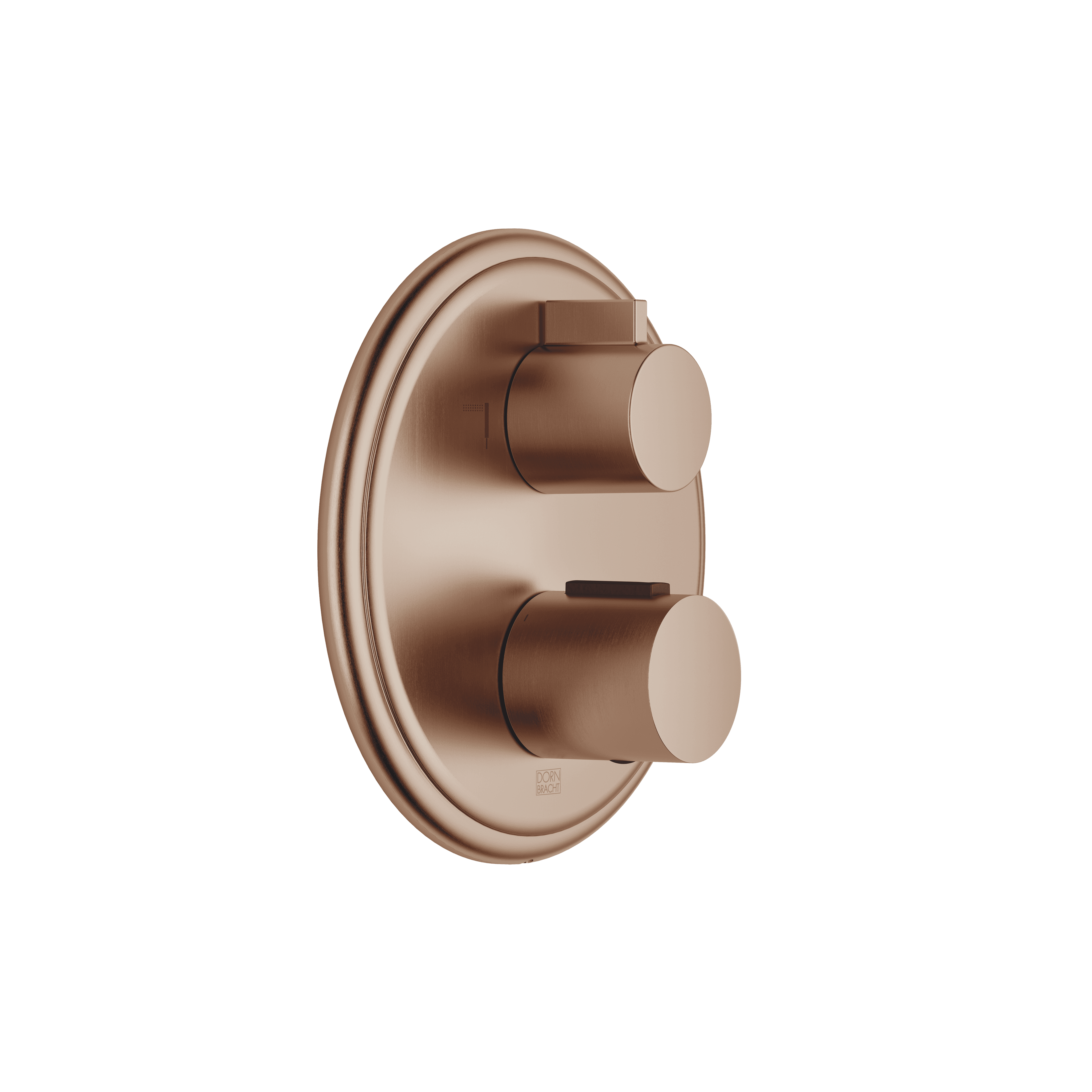 MADISON Concealed thermostat with two function volume control in Brushed Bronze (PVD)