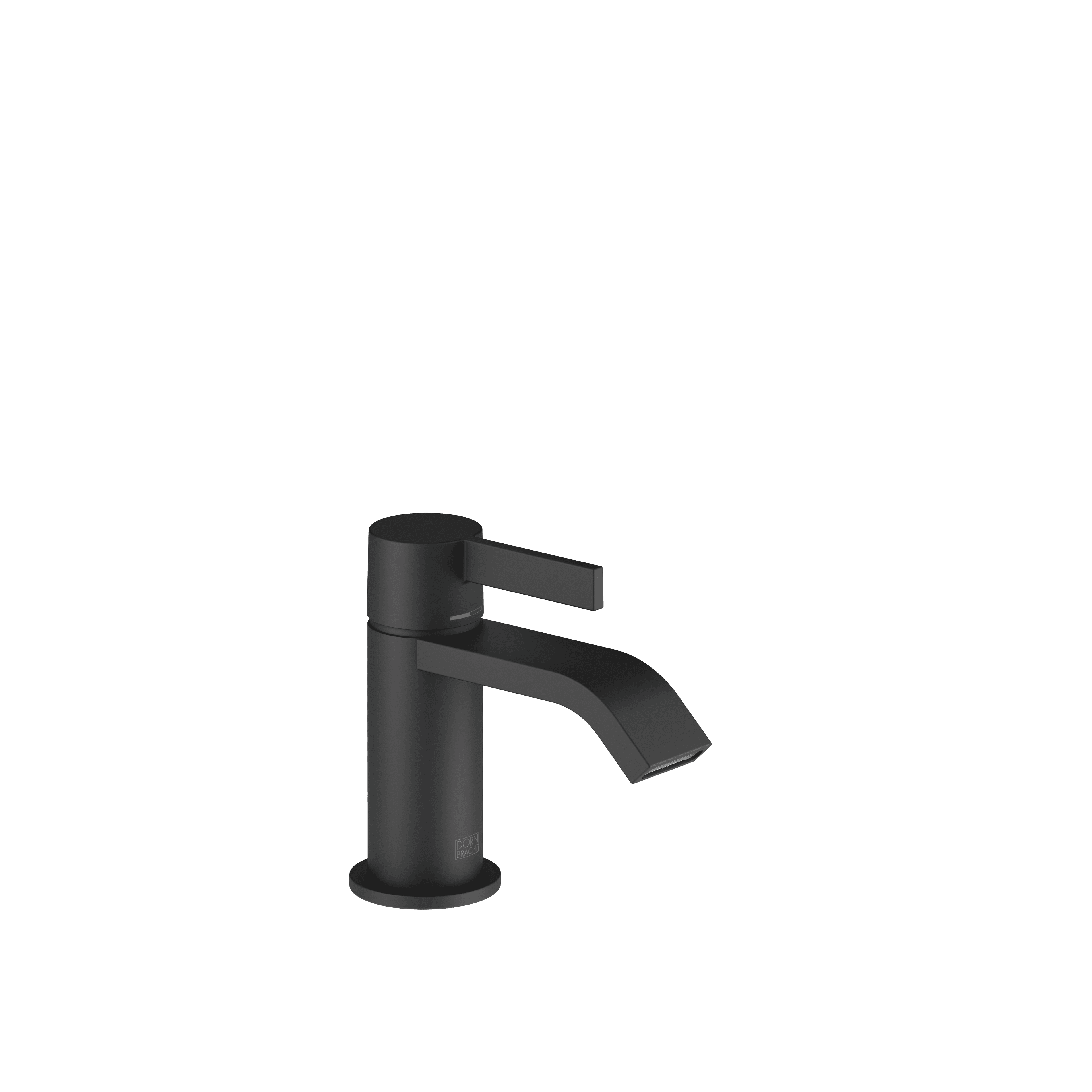 IMO Single-lever basin mixer without pop-up waste in Matte Black