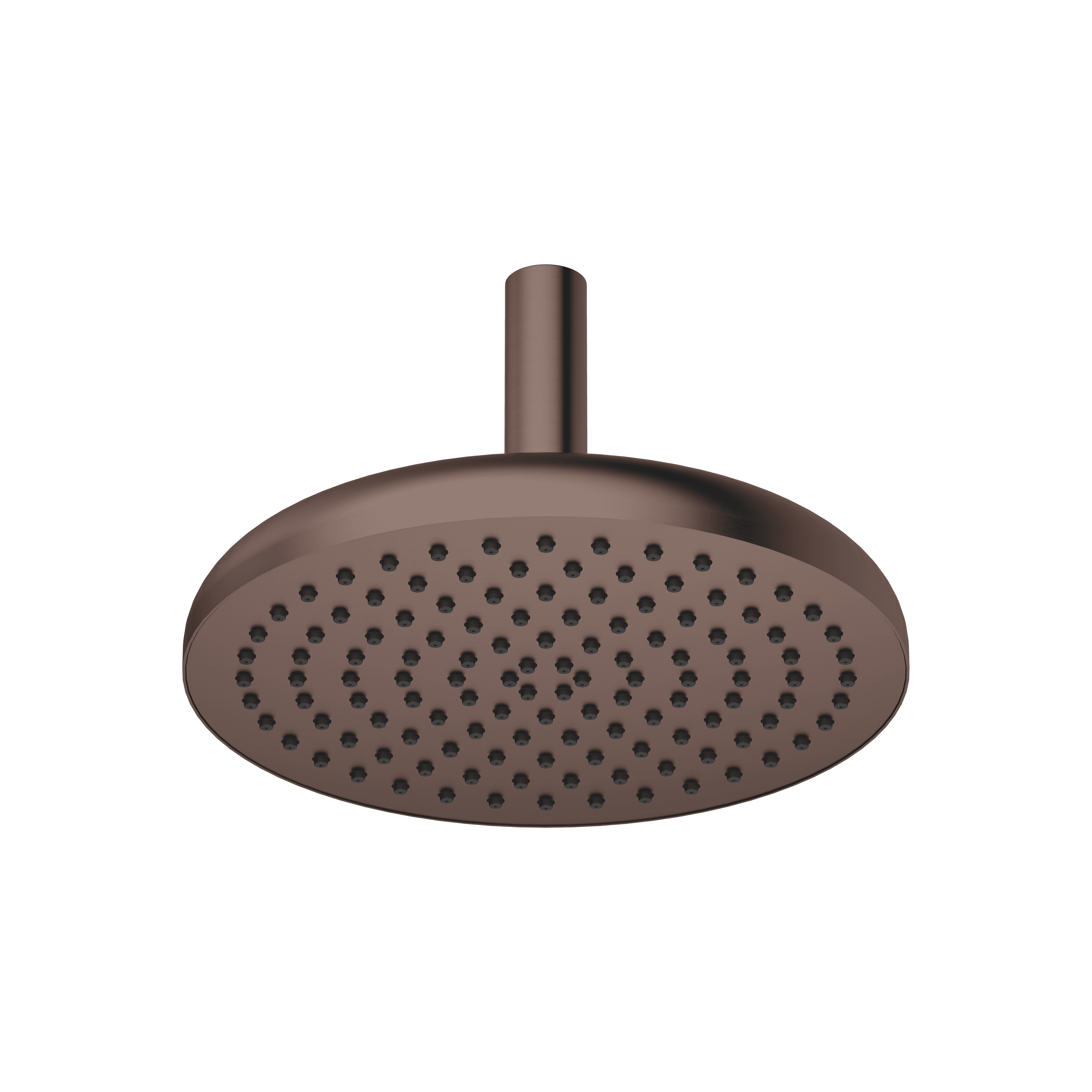 Rain shower with ceiling fixing FlowReduce in Brushed Dark Bronze (PVD)
