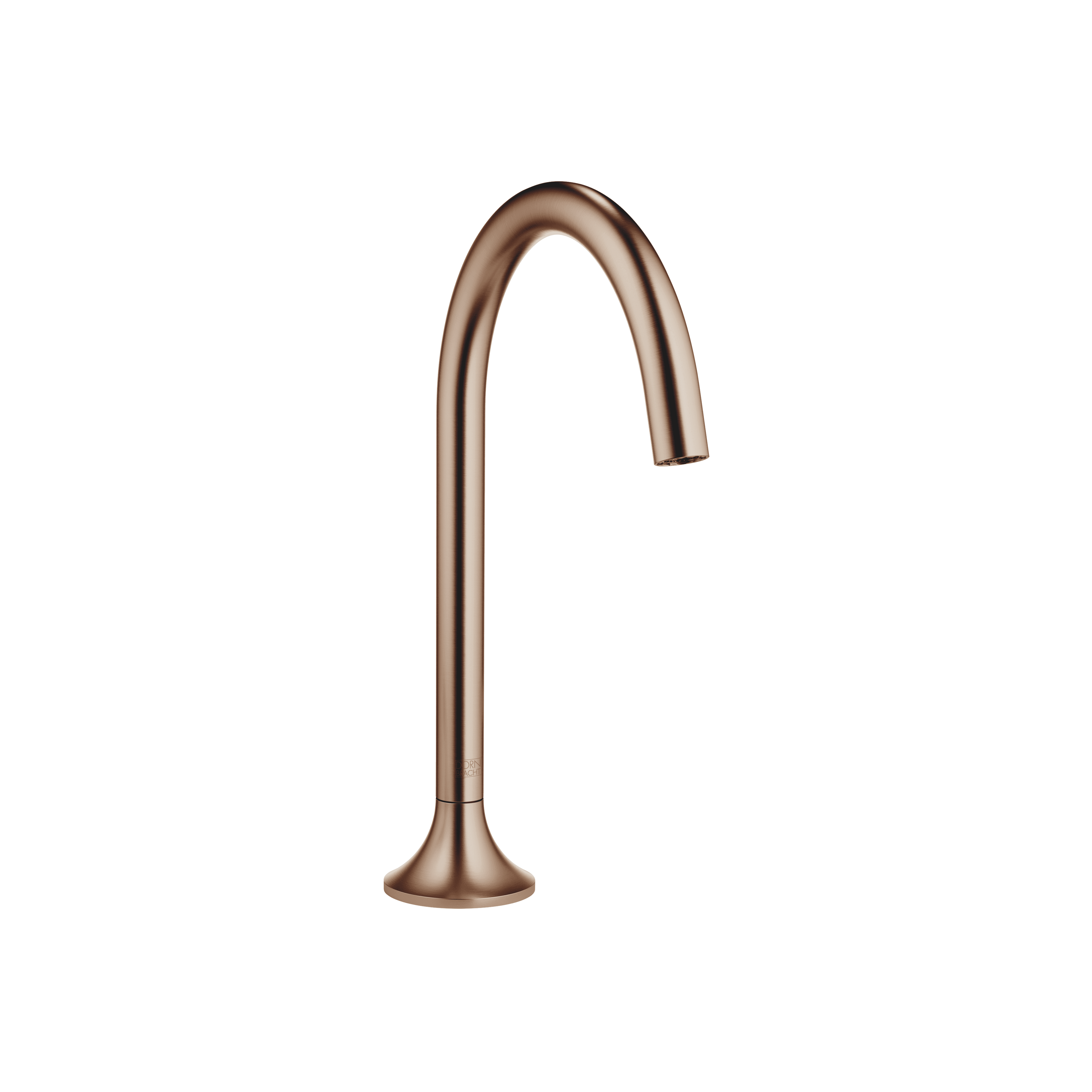 VAIA Deck-mounted basin spout without pop-up waste in Brushed Bronze (PVD)