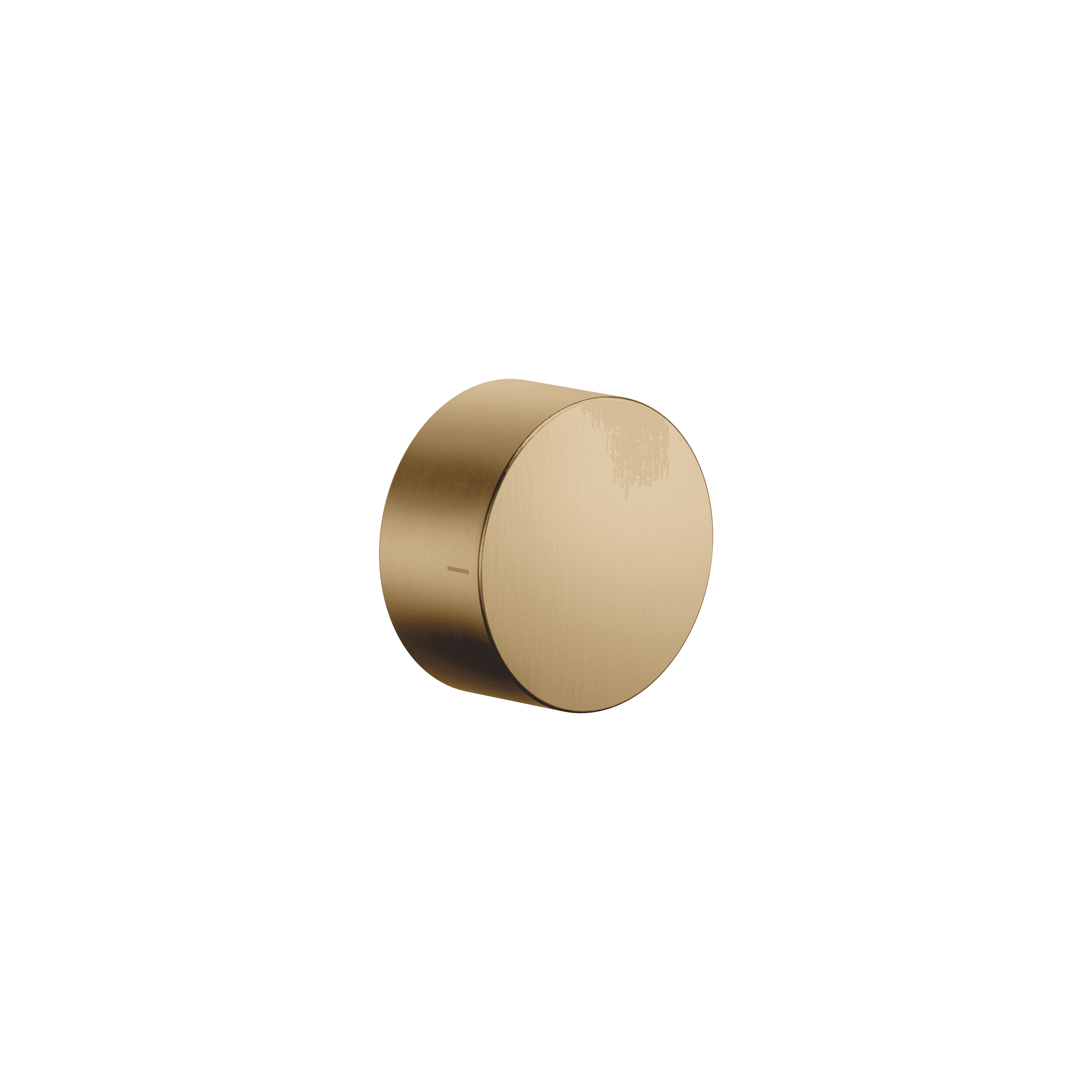 Concealed three-way diverter in Brushed Dark Brass (PVD)