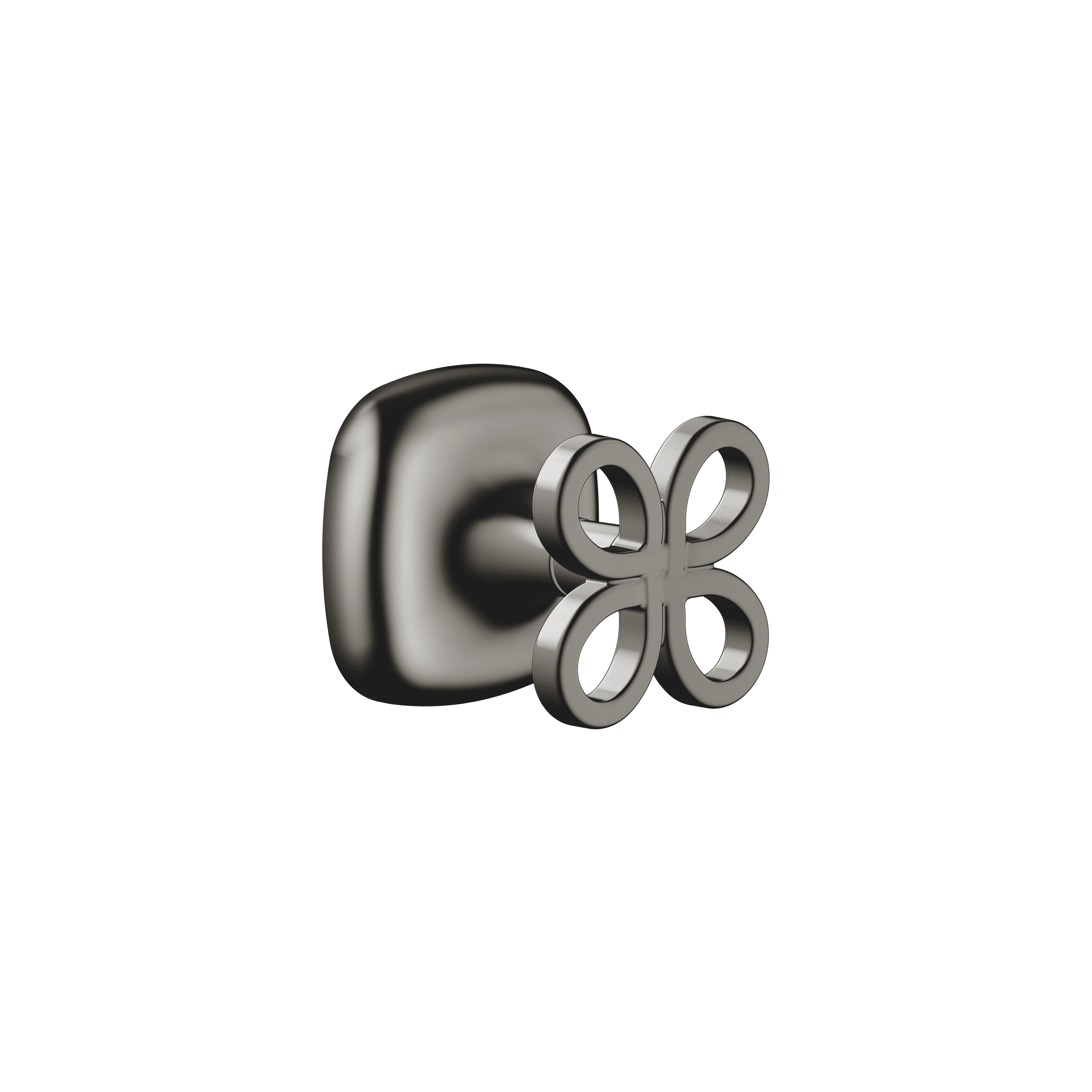 Wall valve clockwise closing 3/4" in Dark Chrome