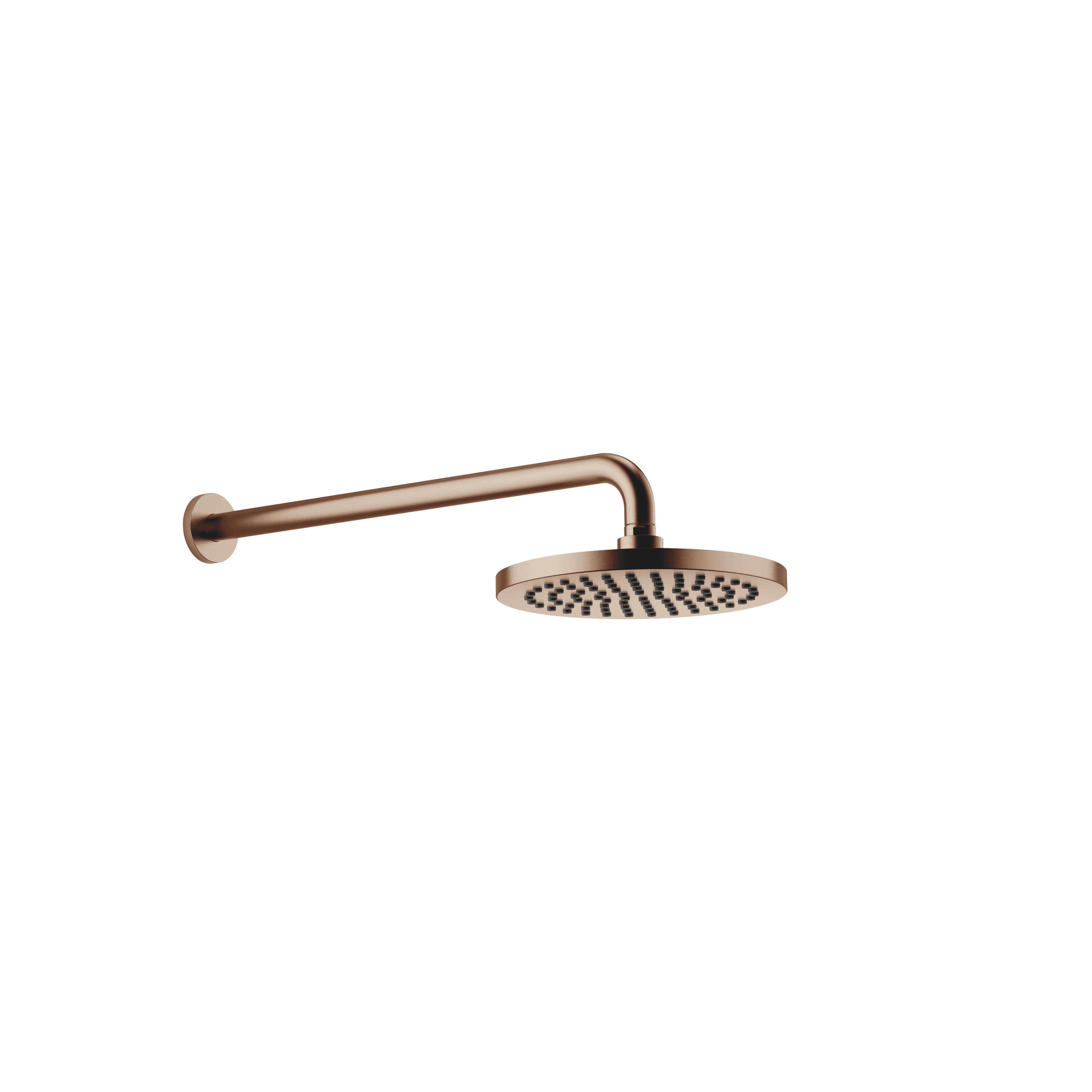 SERIES SPECIFIC Rain shower with wall fixing FlowReduce 220 mm in Brushed Bronze (PVD)