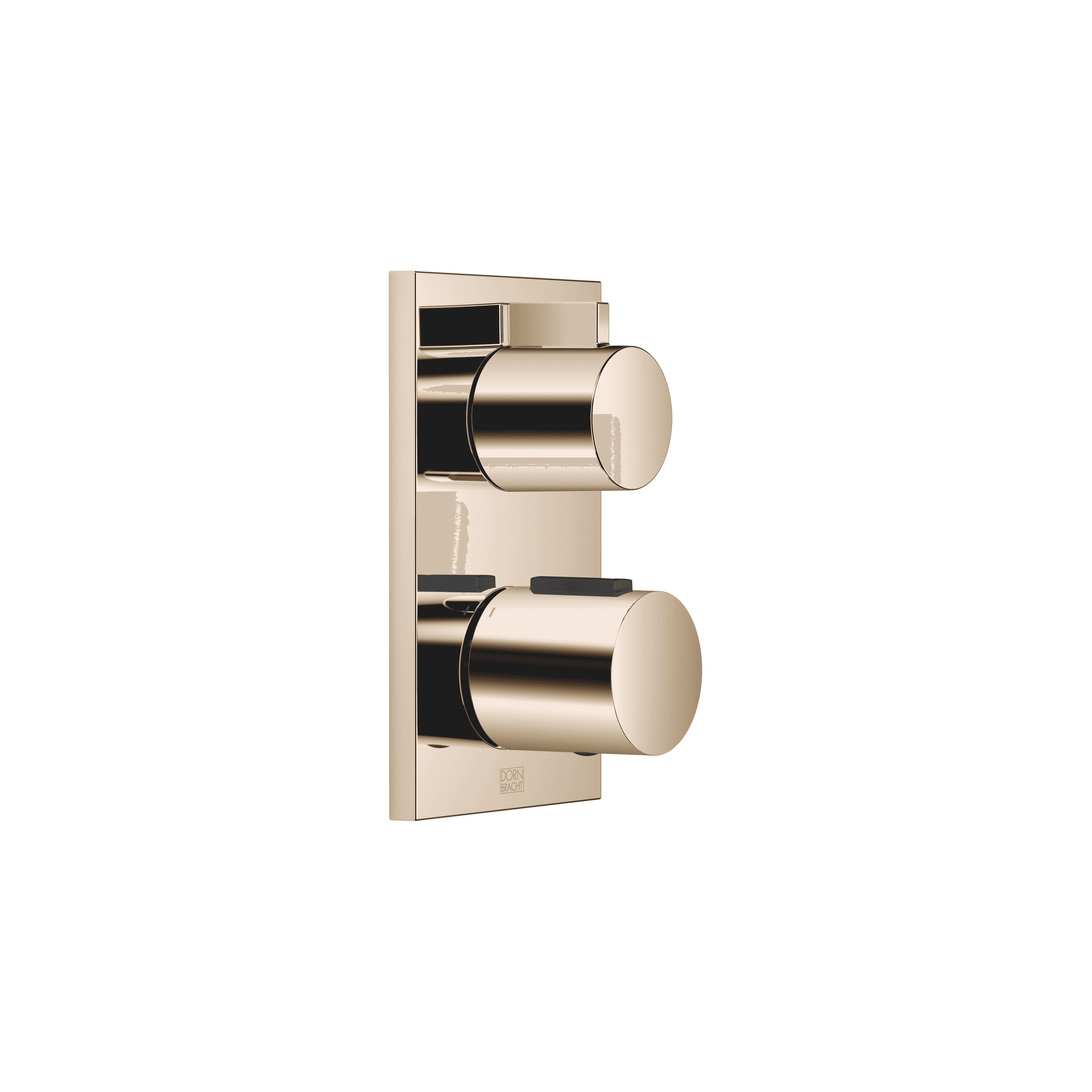 Concealed thermostat with one function volume control in Champagne (22kt Gold)