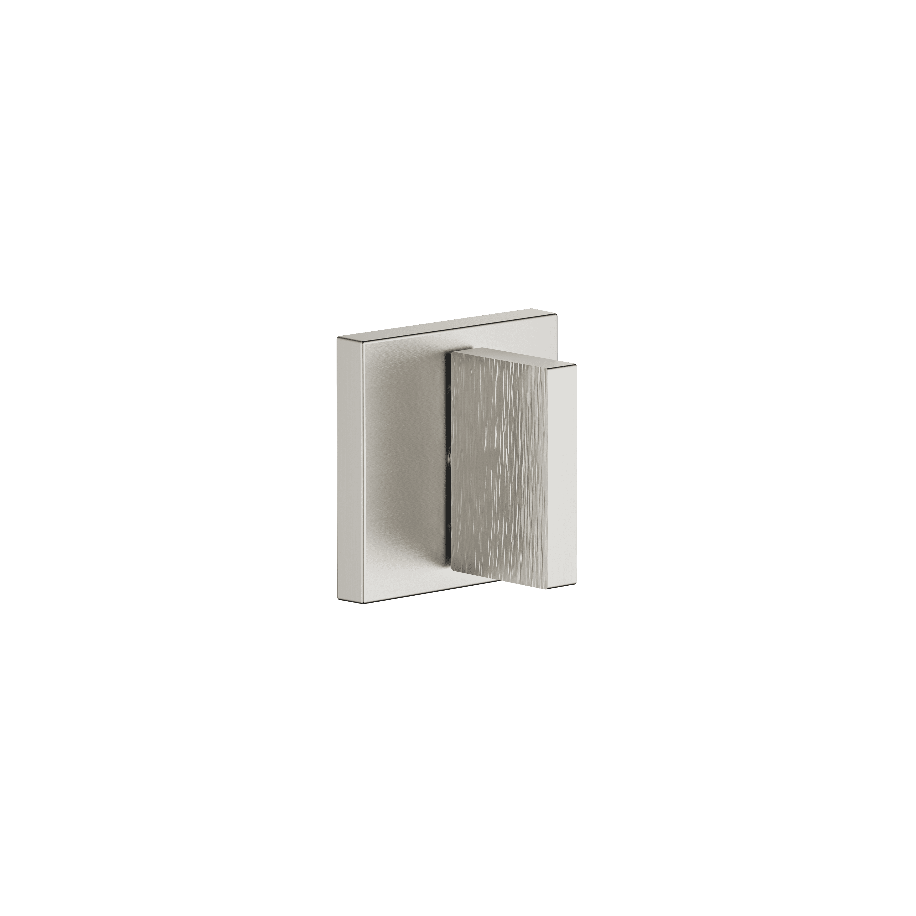 MEM Wall valve clockwise closing 1/2" in Brushed Platinum
