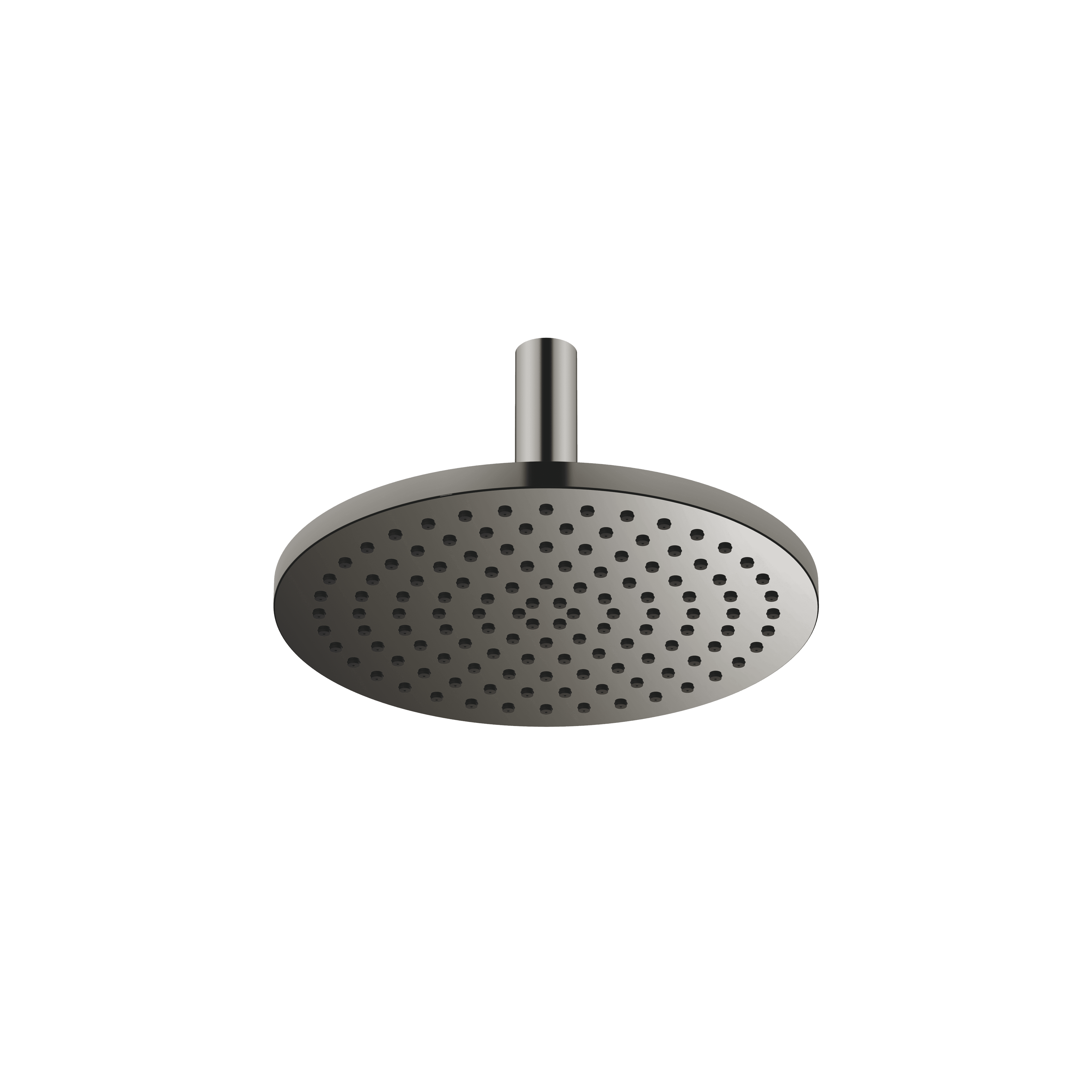Rain shower with ceiling fixing FlowReduce 300 mm in Dark Chrome