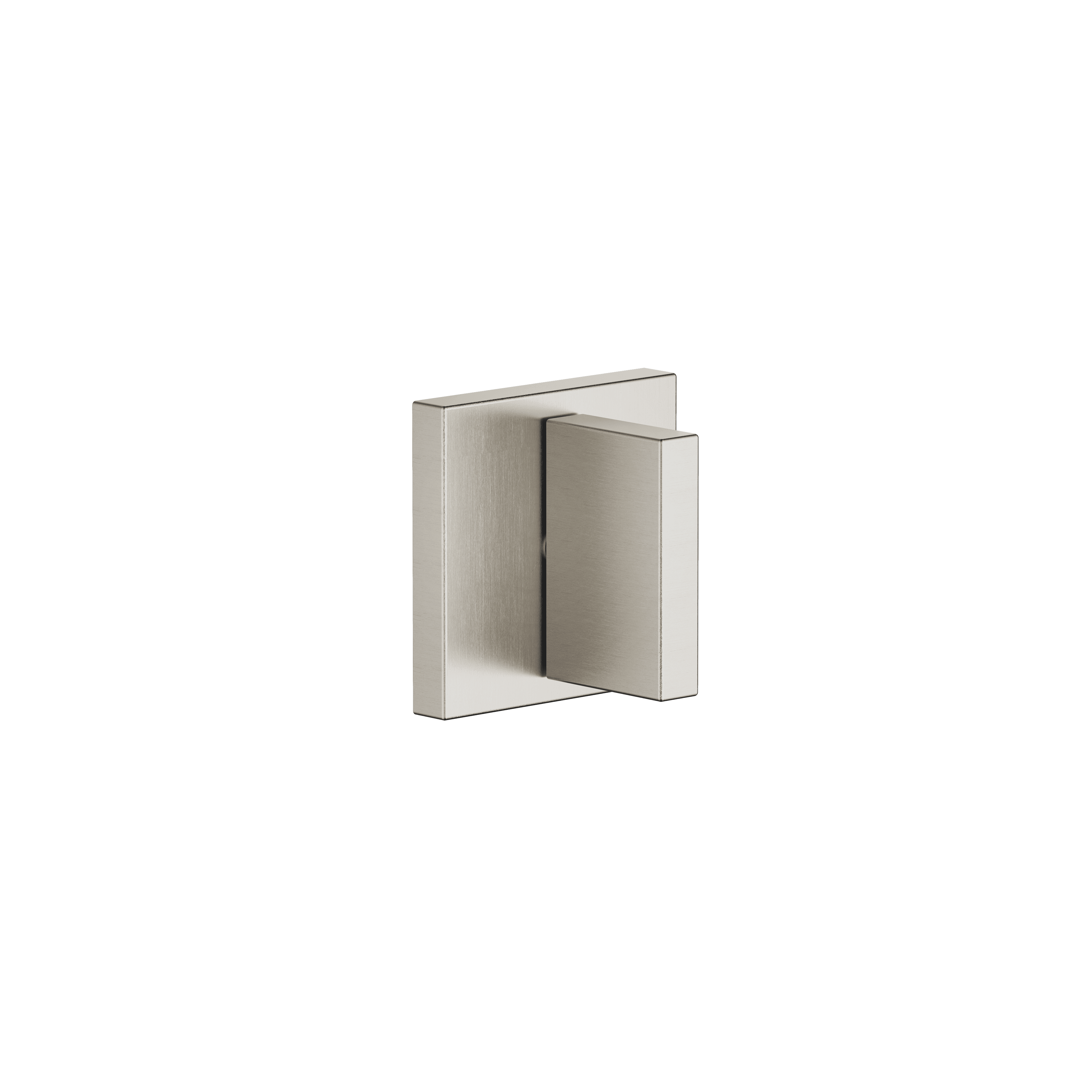MEM Wall valve clockwise closing 3/4" in Brushed Platinum