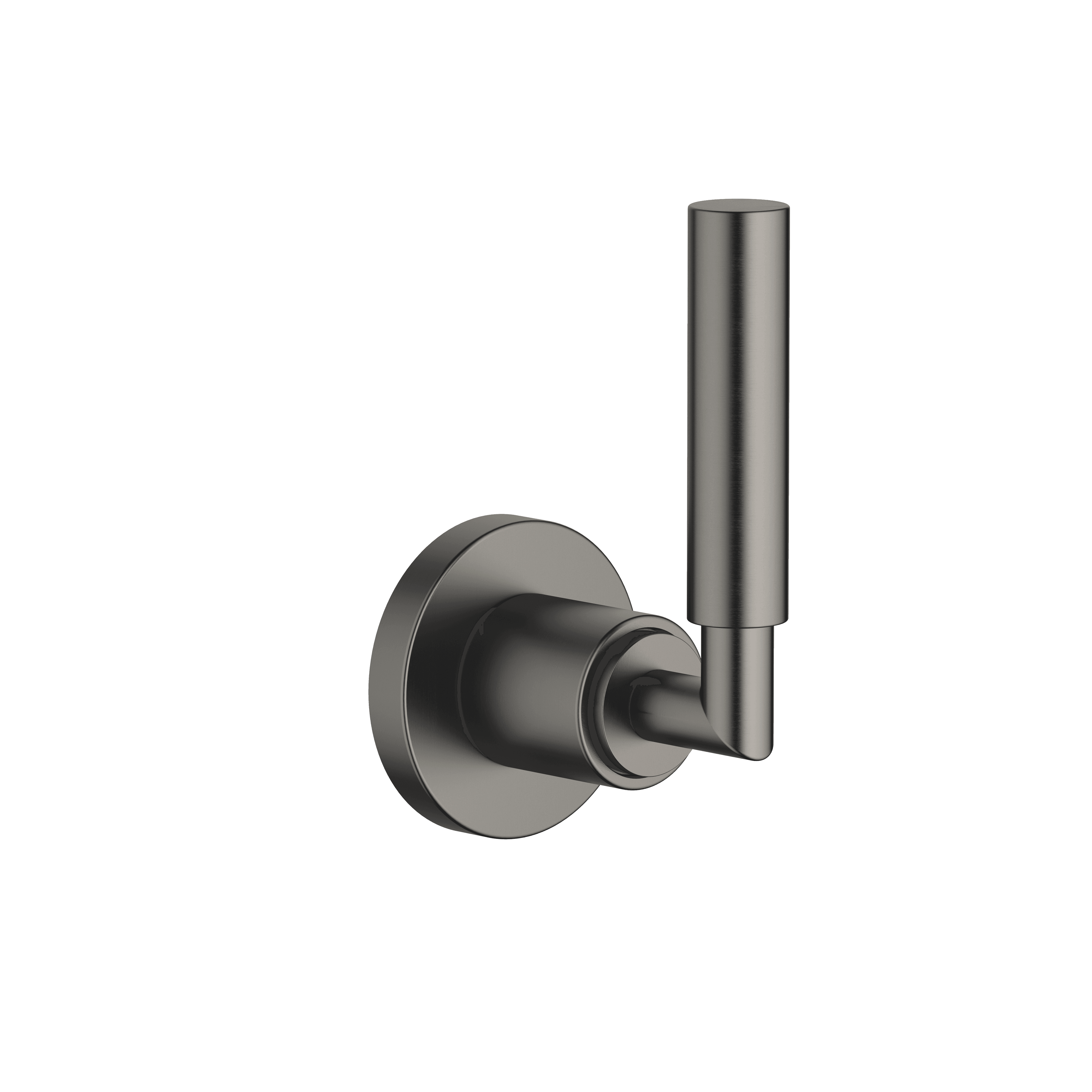 TARA Wall valve clockwise closing 1/2" in Brushed Dark Platinum