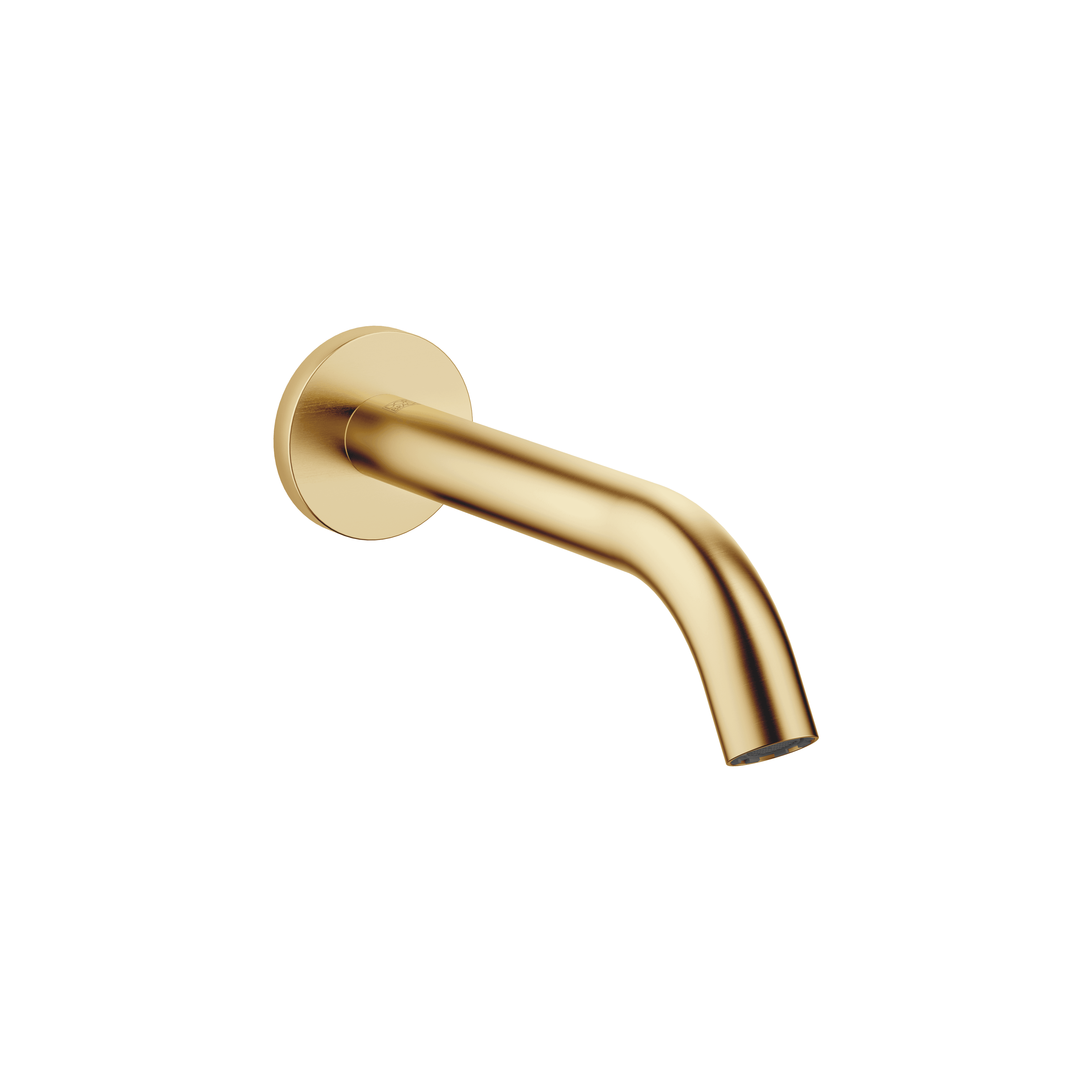 META Bath spout for wall mounting in Brushed Gold (PVD)