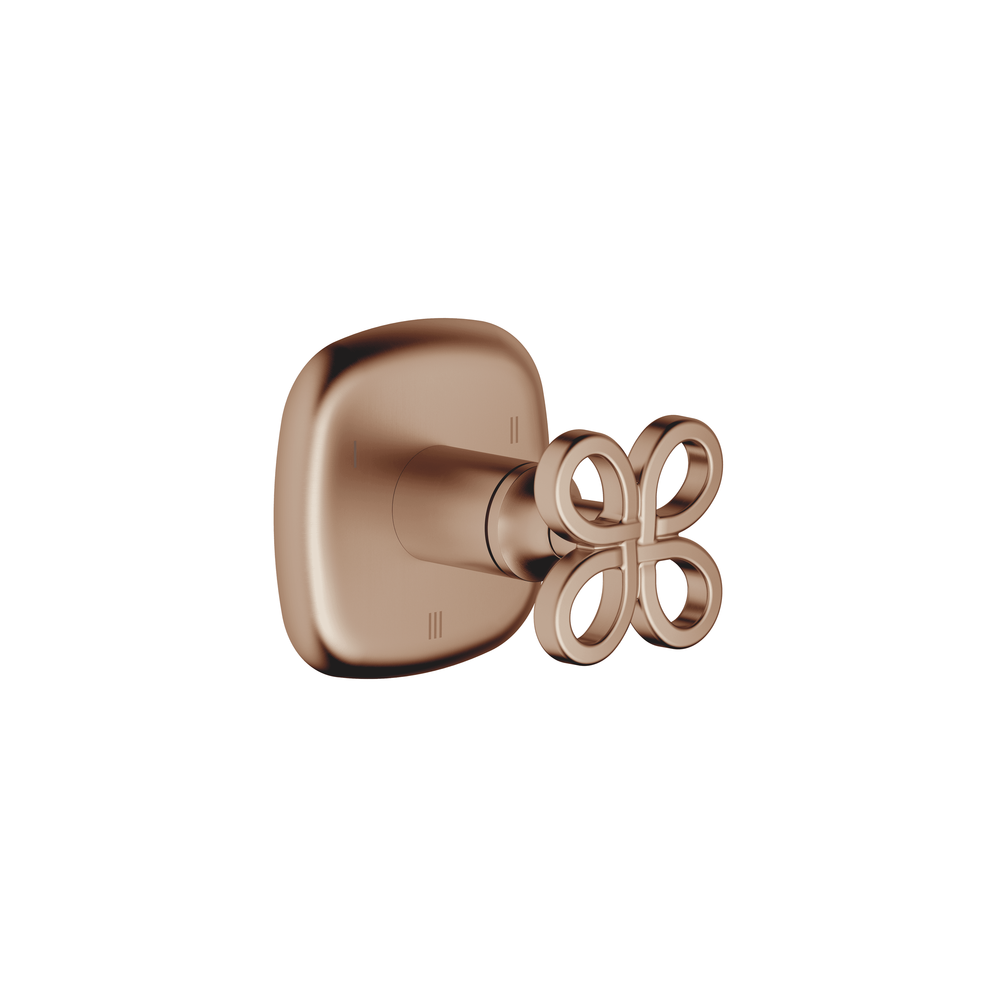 Concealed three-way diverter in Brushed Bronze (PVD)