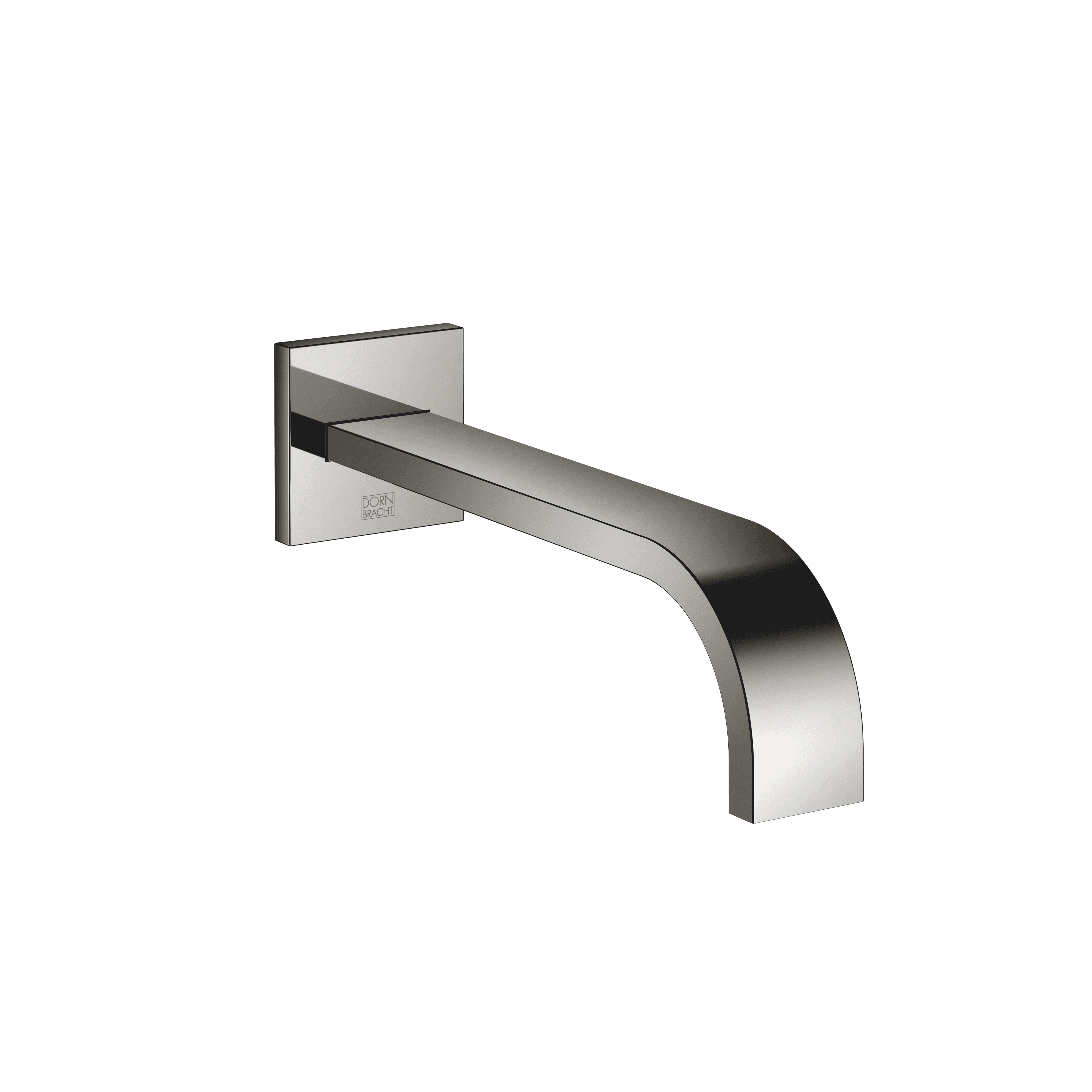MEM Bath spout for wall mounting in Dark Chrome