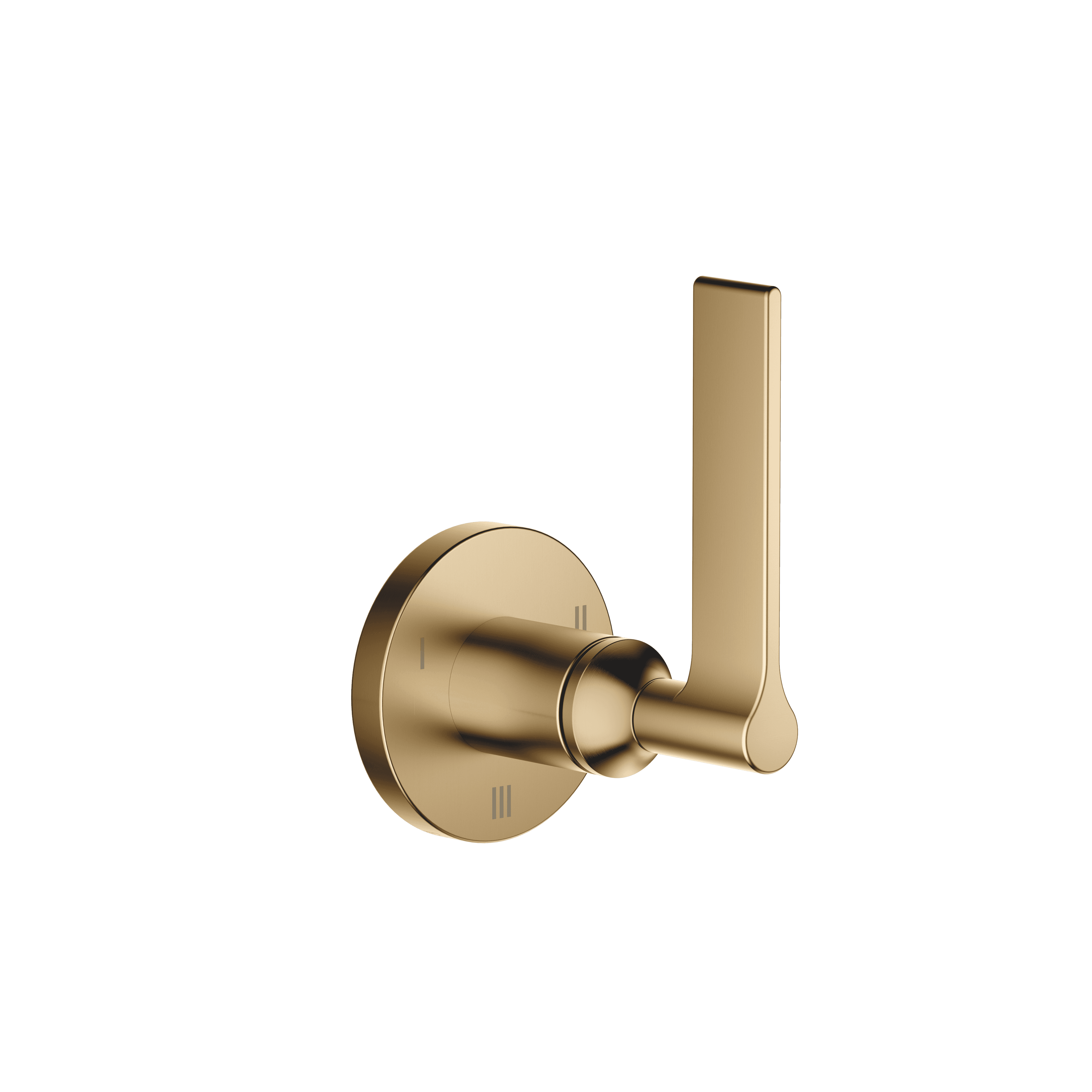 VAIA Concealed three-way diverter in Brushed Dark Brass (PVD)