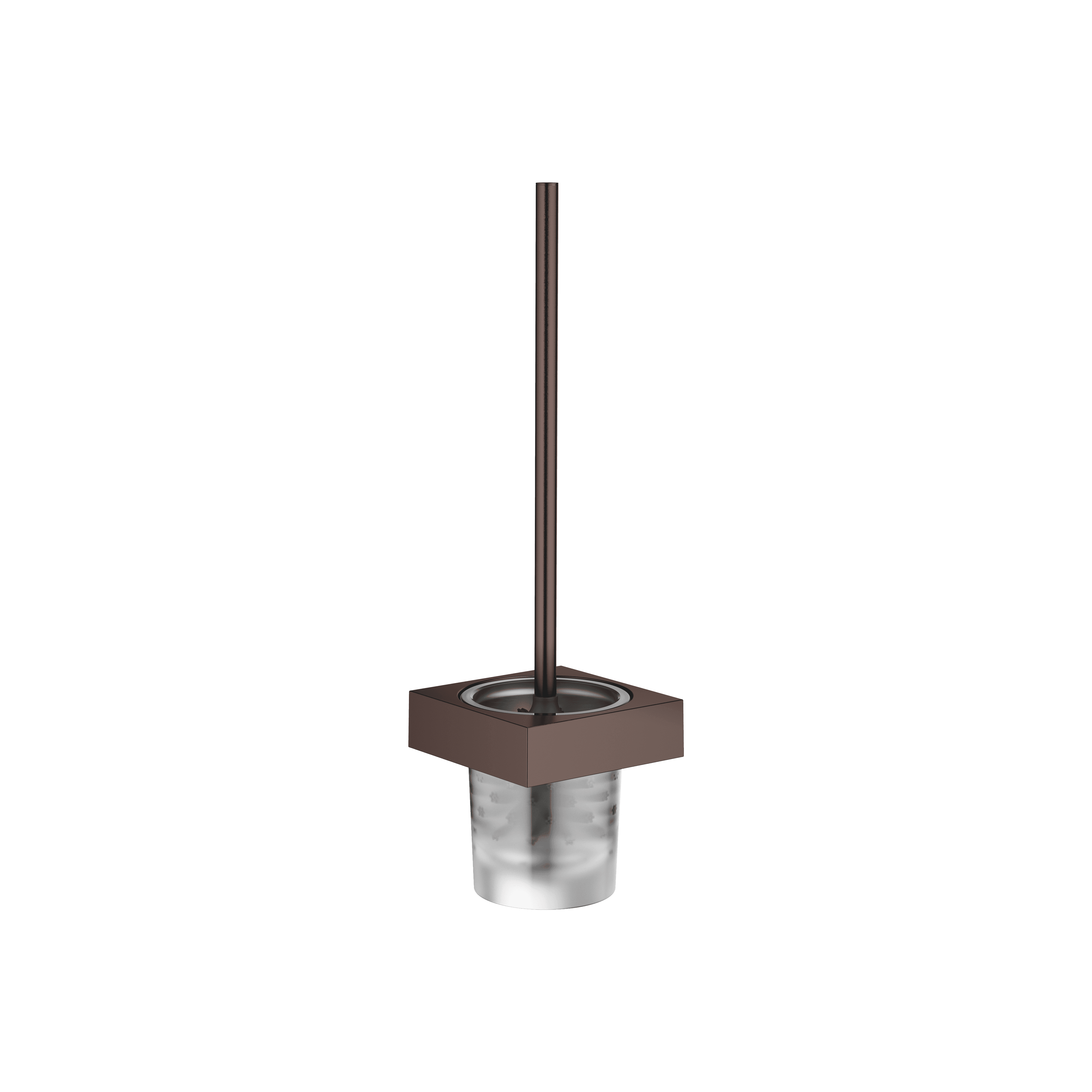Toilet brush set wall model in Brushed Dark Bronze (PVD)