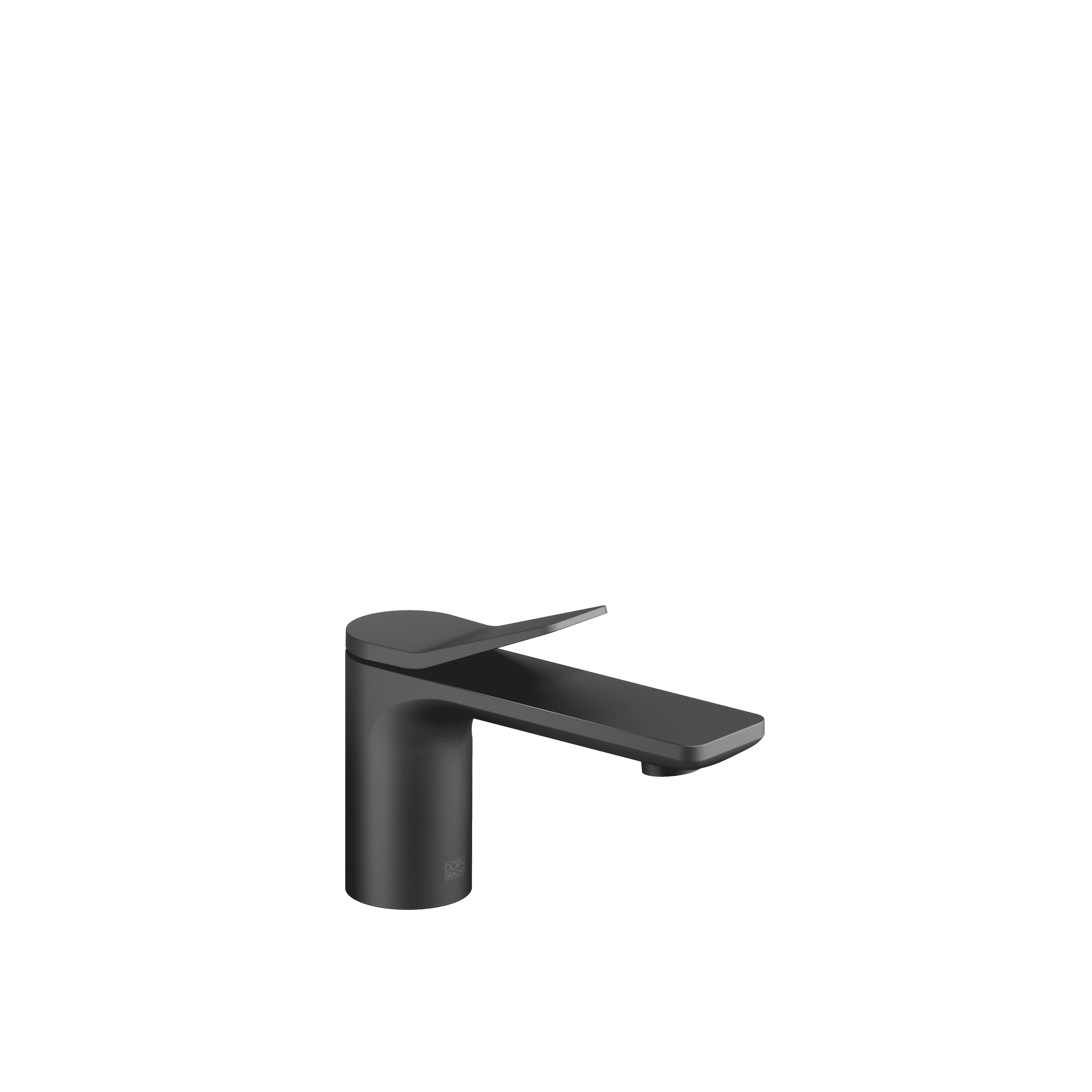 LISSÉ Single-lever basin mixer without pop-up waste in Matte Black