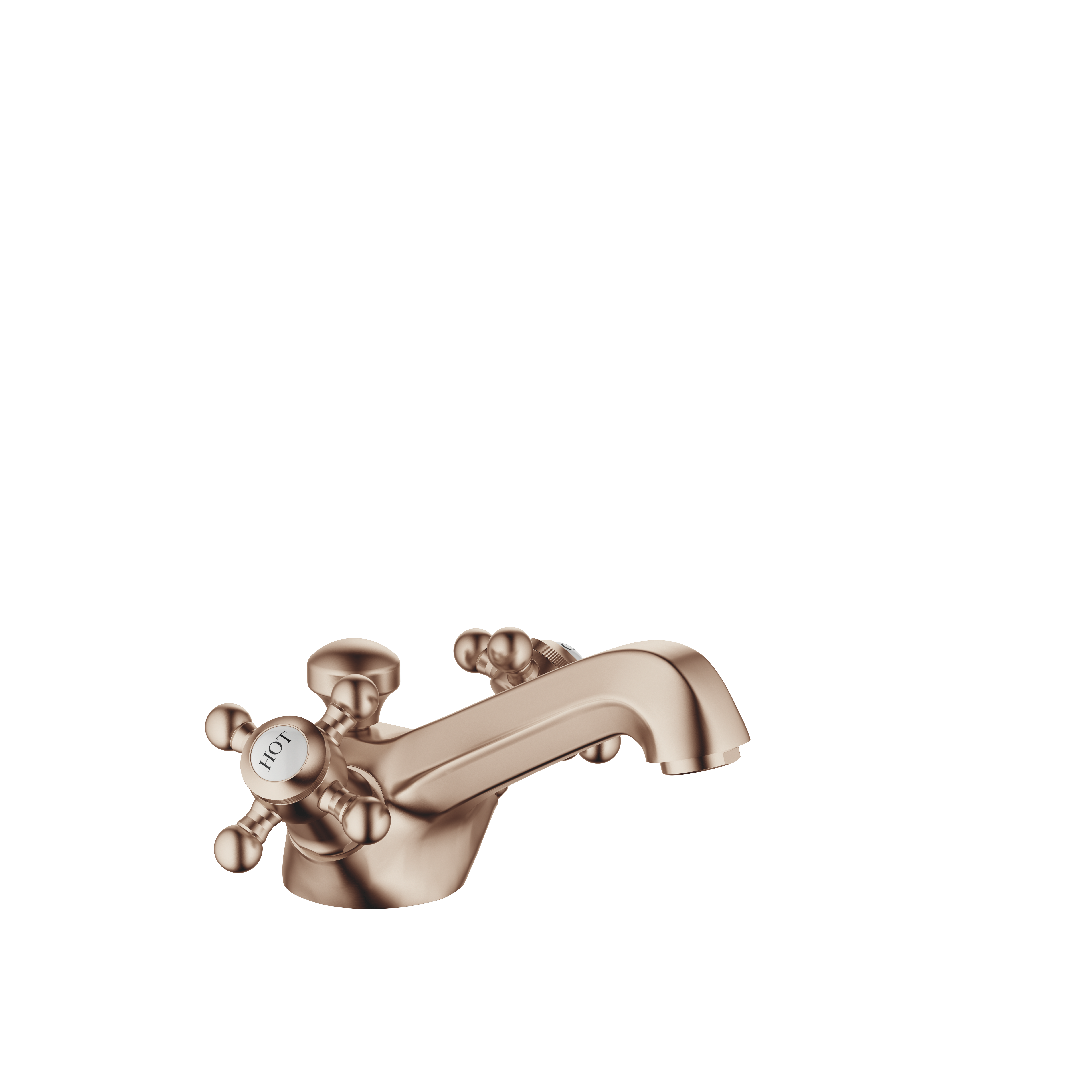 MADISON Single-hole basin mixer with pop-up waste in Brushed Bronze (PVD)