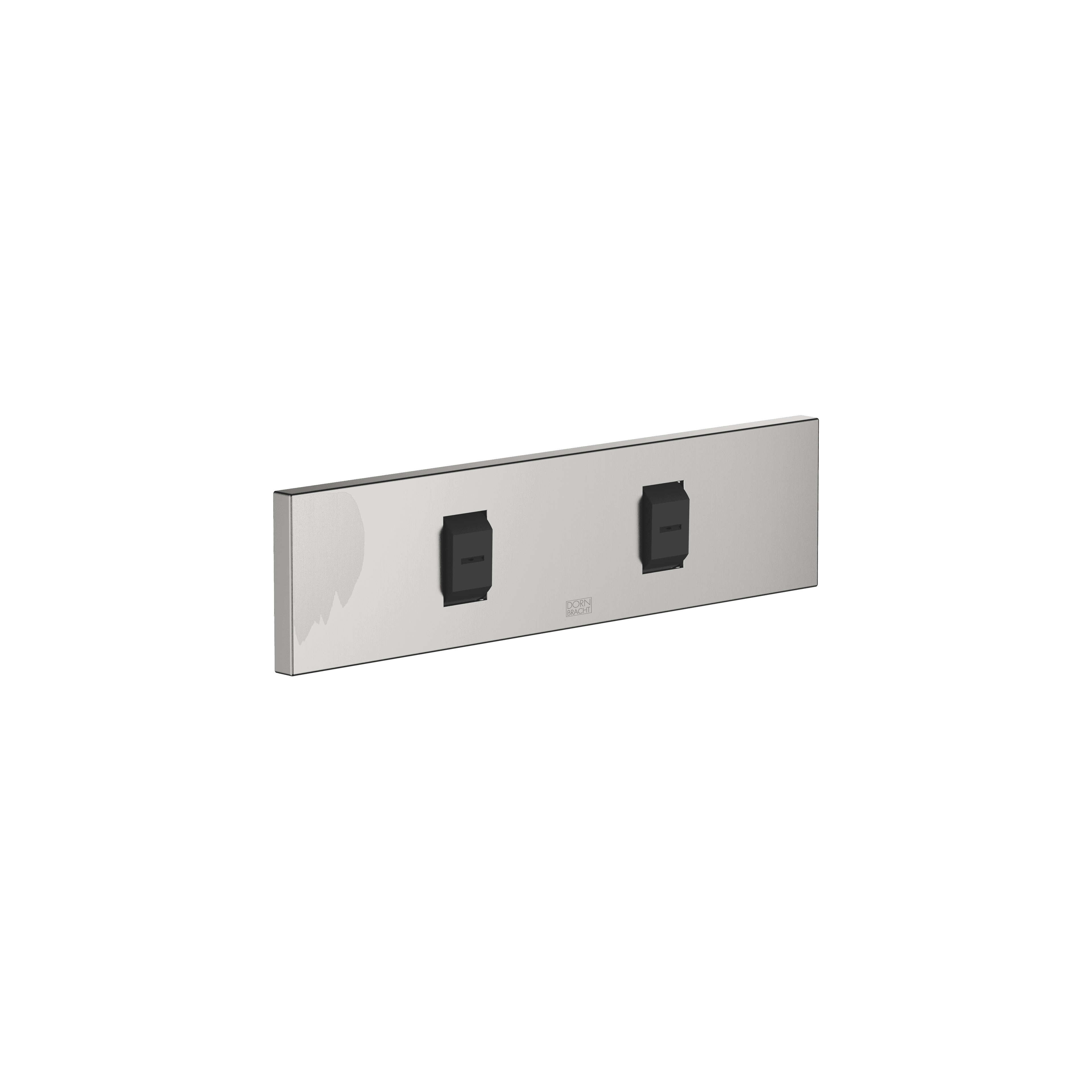 WATER FAN horizontal Concealed body spray in Brushed Platinum